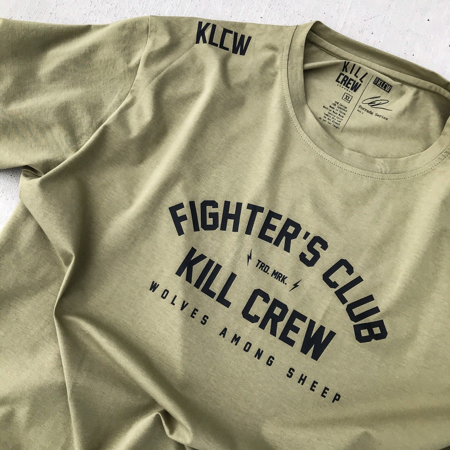 FIGHTER'S CLUB T-SHIRT - OLIVE