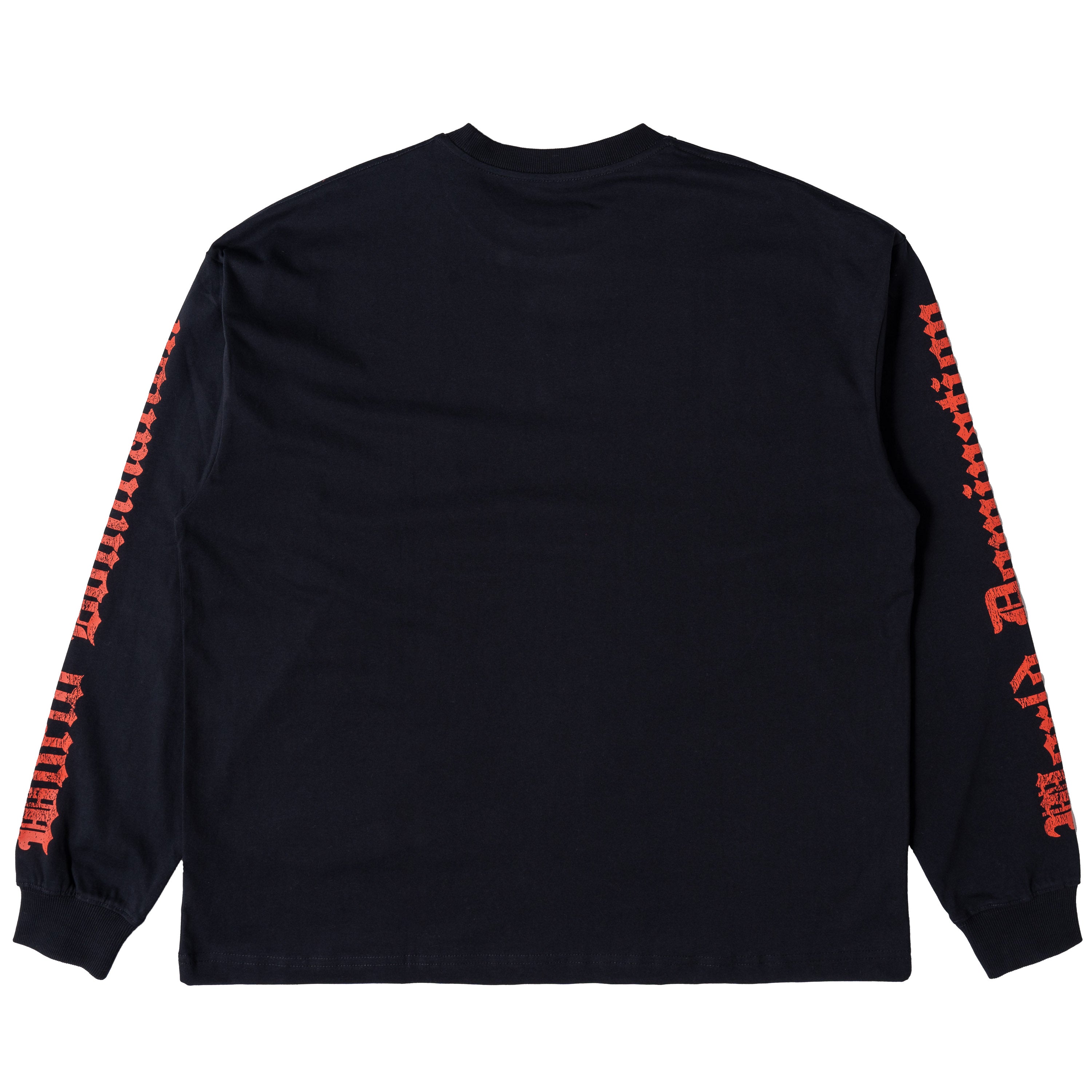 WORLD DOMINATION LONG SLEEVE T-SHIRT - BLACK