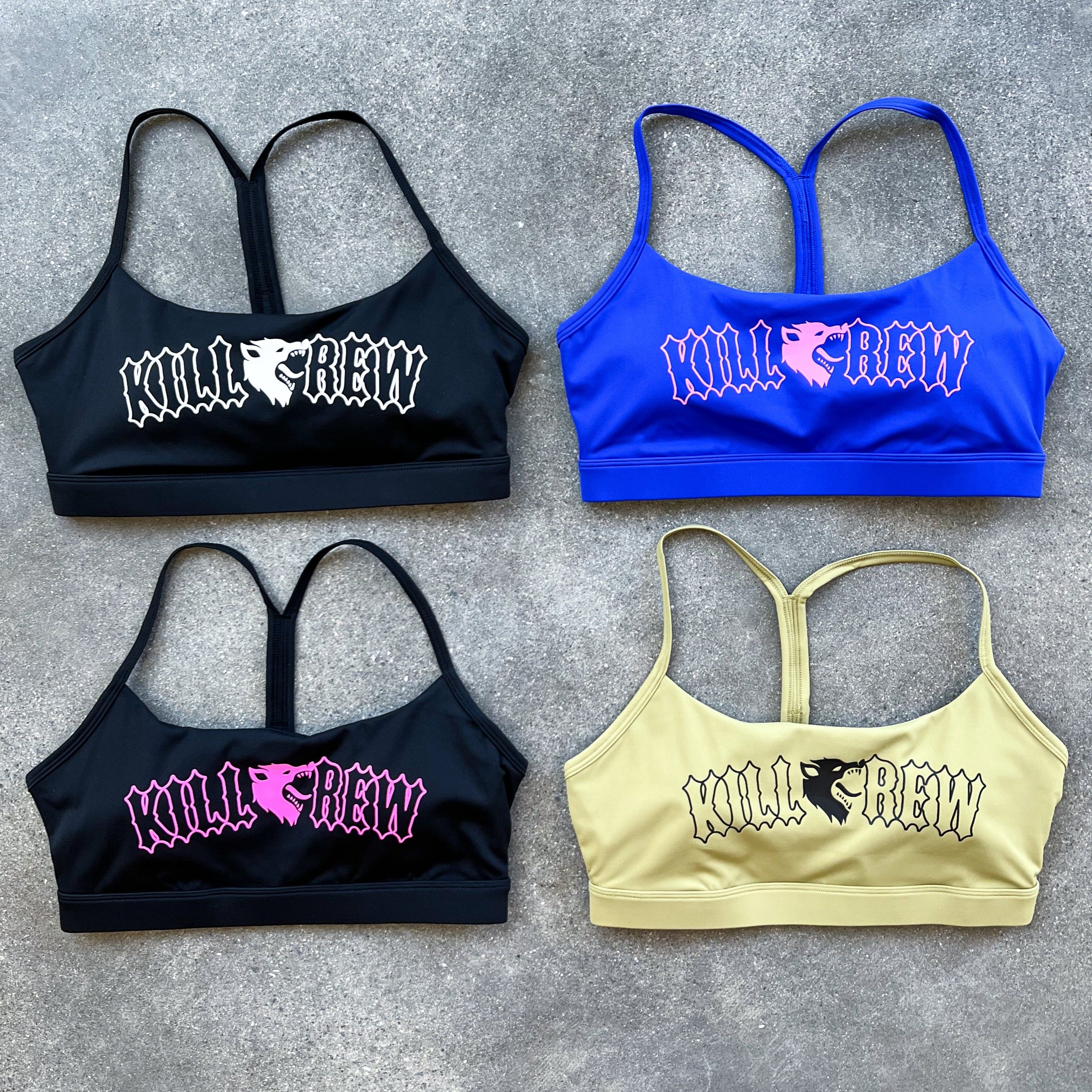 CLASSIC SPORTS BRA - BLUE / PINK