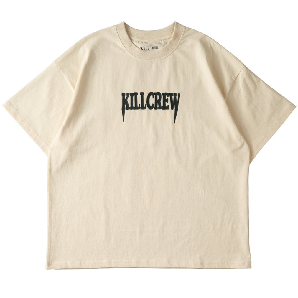 RELAXED FIT ATHLETIC DEPARTMENT T-SHIRT - CREAM