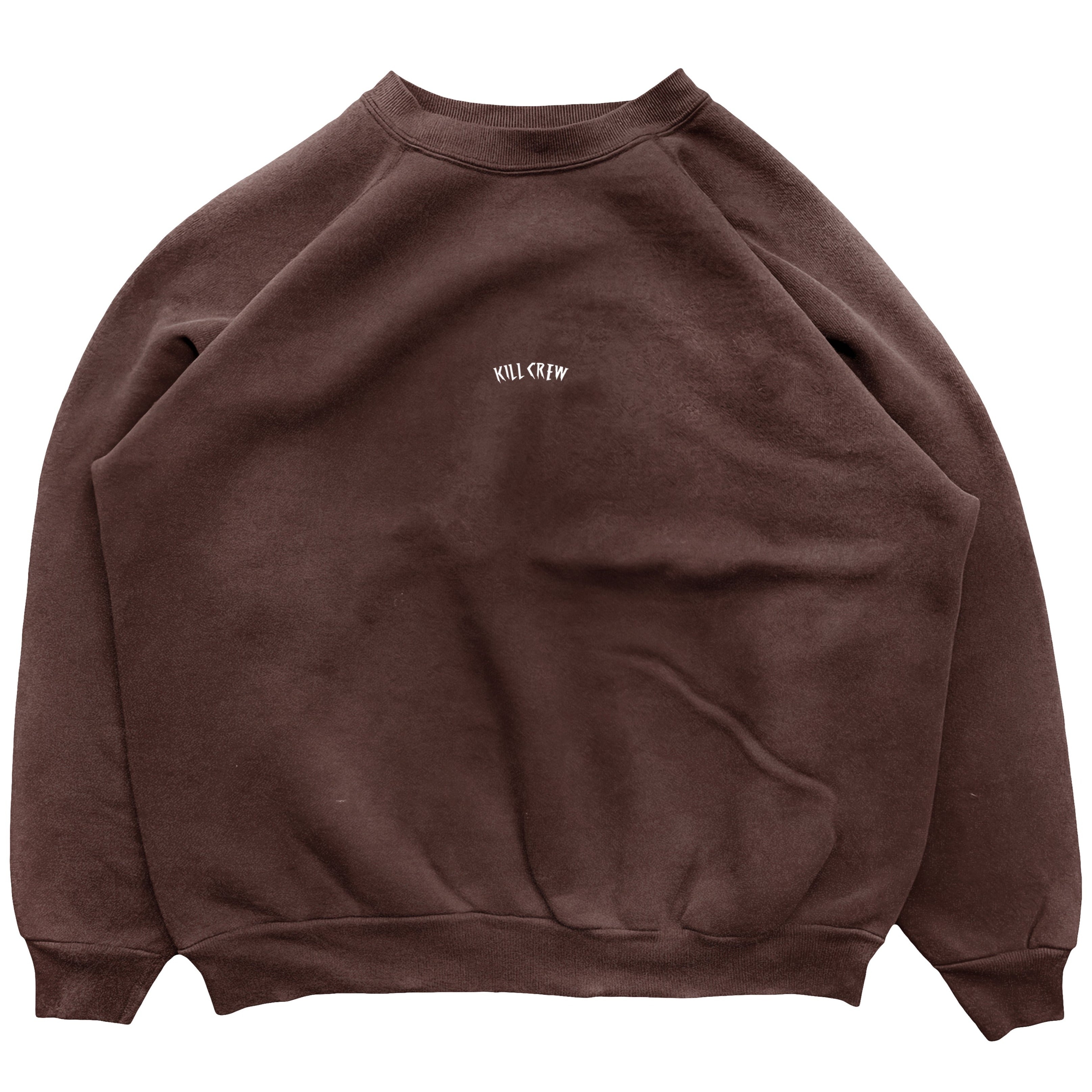 HEAVYWEIGHT LUX SIMPLE CREWNECK - BROWN