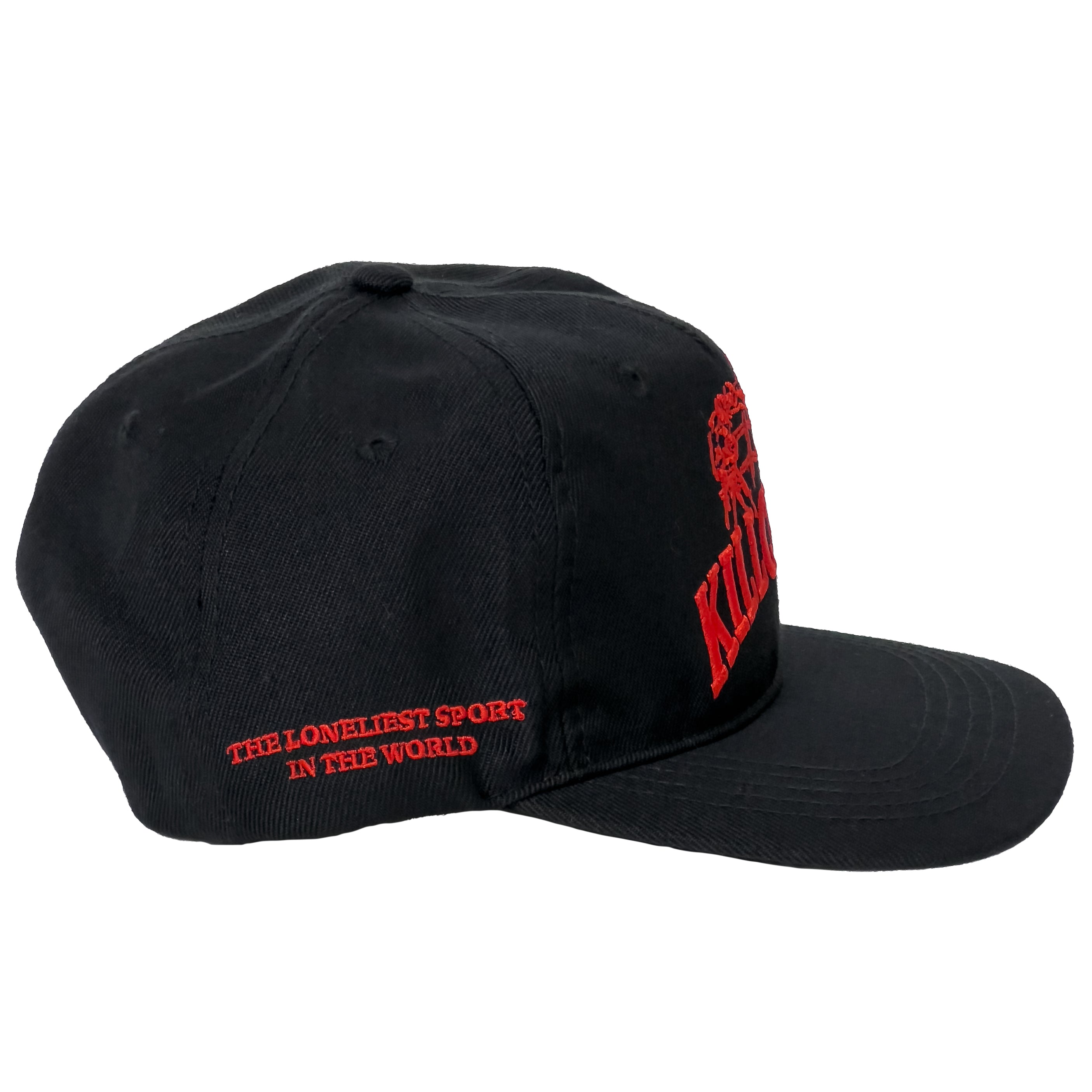 LONELIEST SPORT 5 PANEL SNAPBACK - BLACK / RED