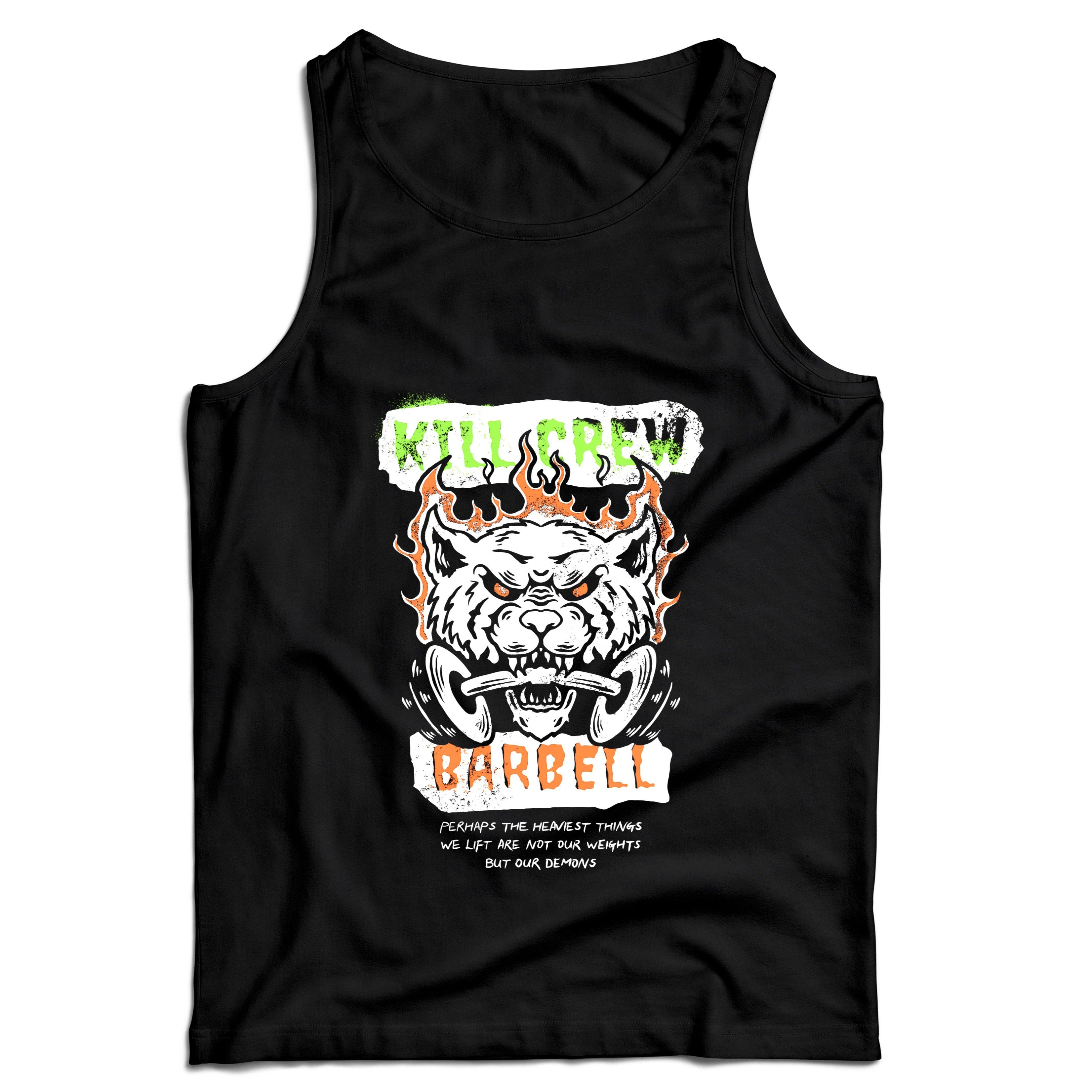 KILL CREW BARBELL TANK TOP - BLACK