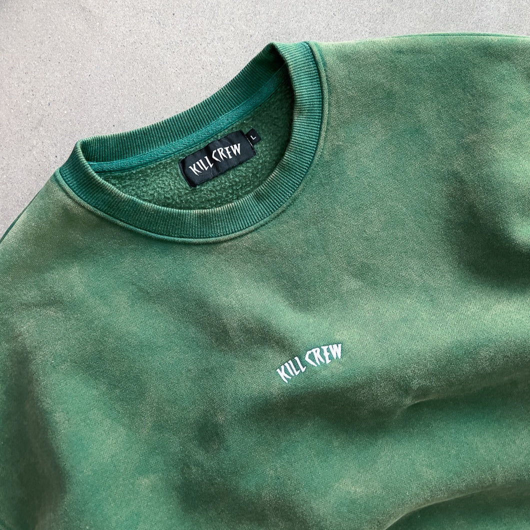 HEAVYWEIGHT LUX SIMPLE CREWNECK - GREEN