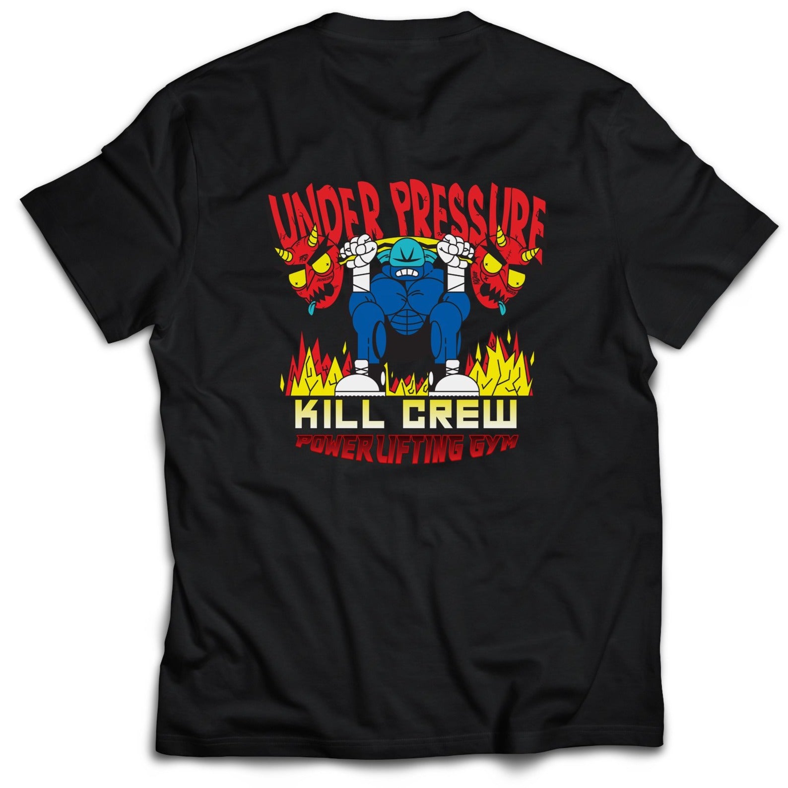 UNDER PRESSURE POWERLIFTING T-SHIRT  - BLACK