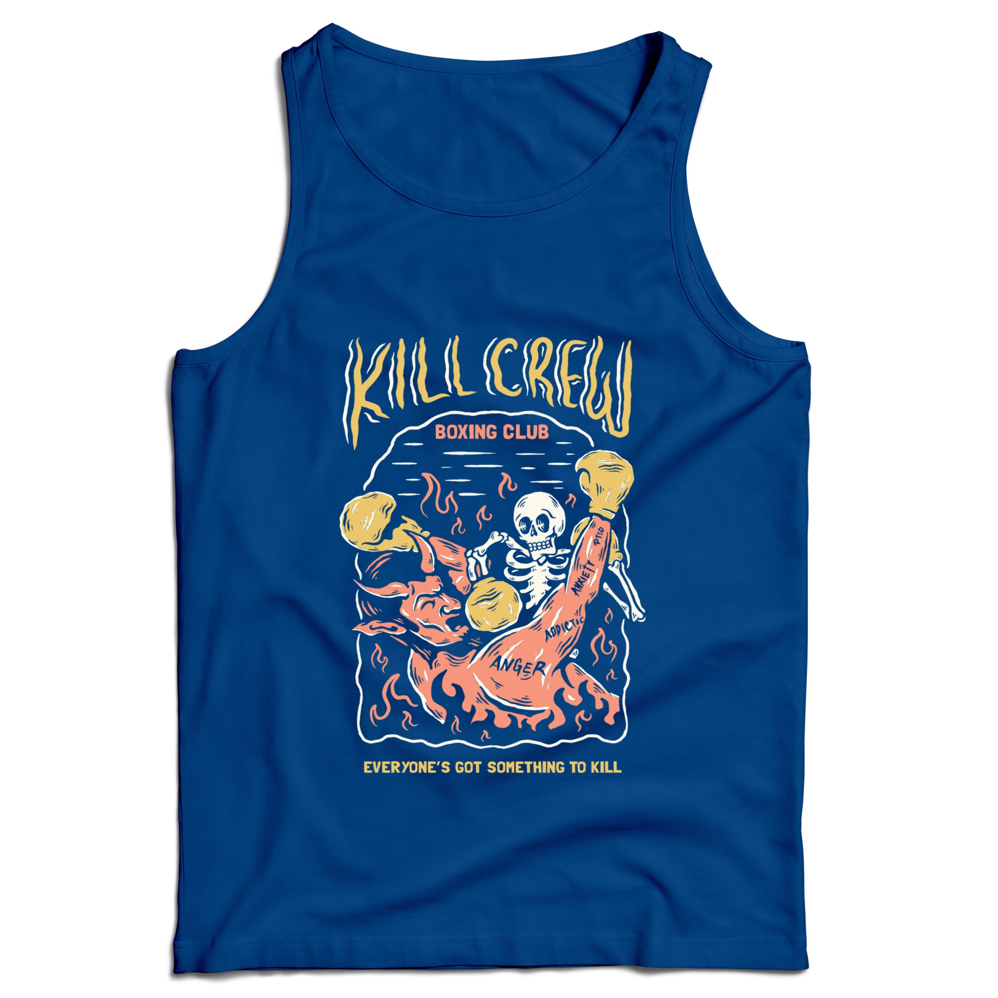 KILL CREW INNER DEMONS BOXING CLUB TANK - BLUE