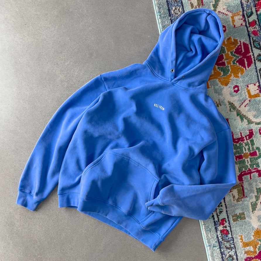 OVERSIZED LUX SIMPLE HOODIE - BLUE