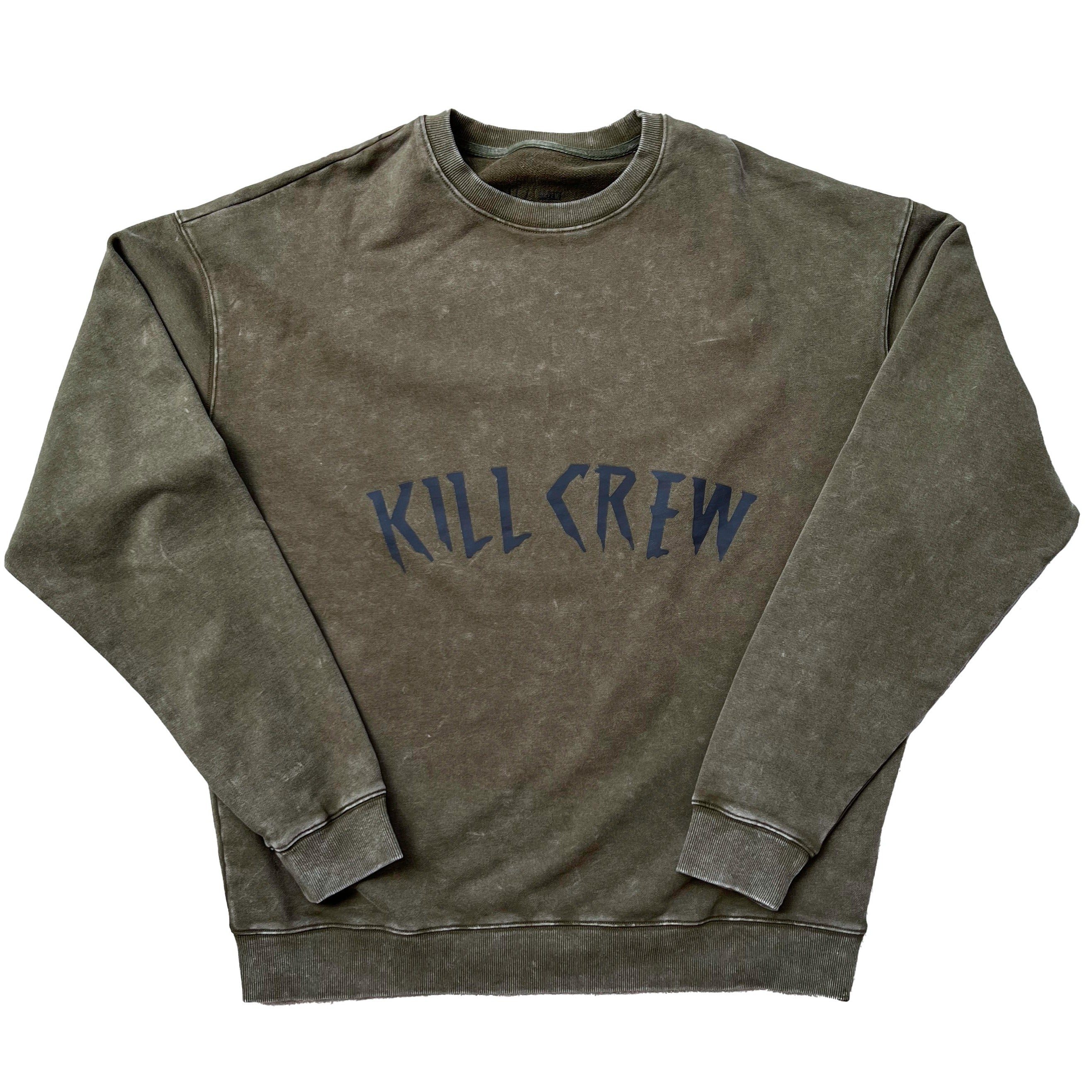 HEAVYWEIGHT LUX KILL CREW CREW NECK - OLIVE