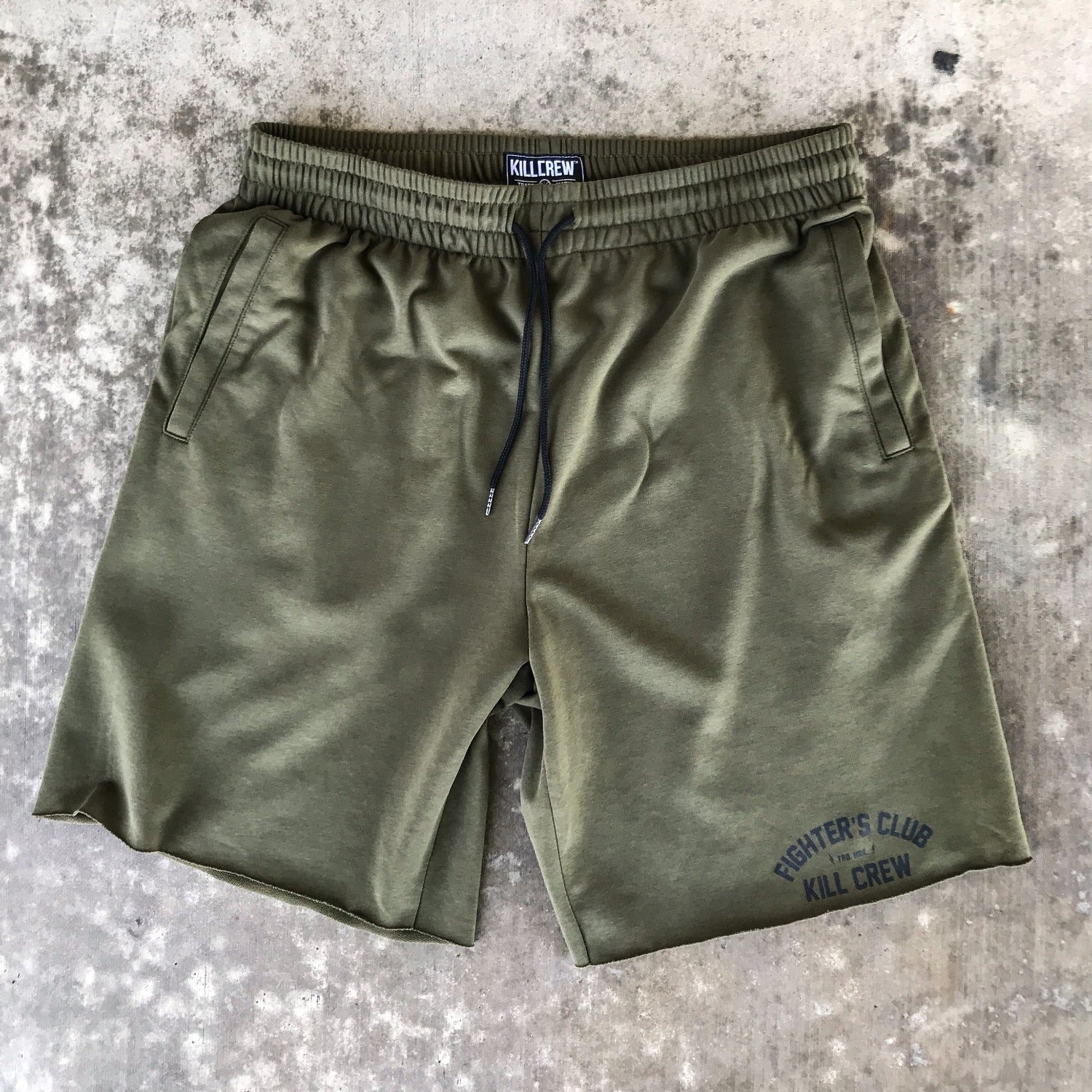 FIGHTER'S CLUB SHORTS - OLIVE