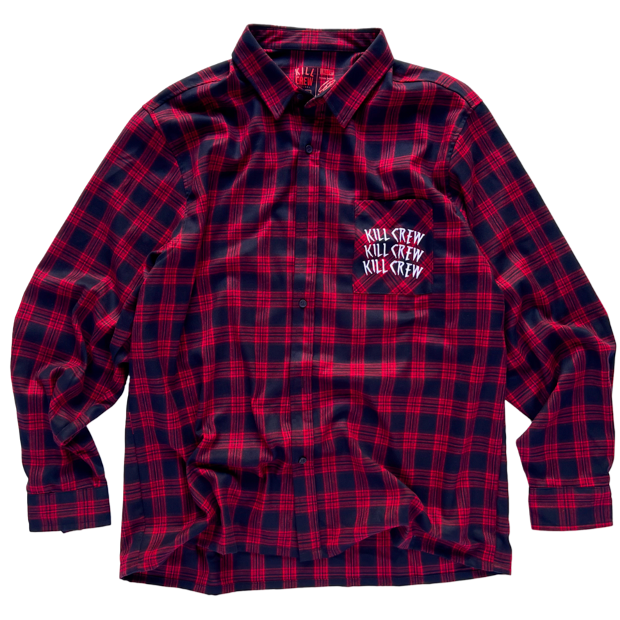 KILL CREW SMILEY FLANNEL - RED