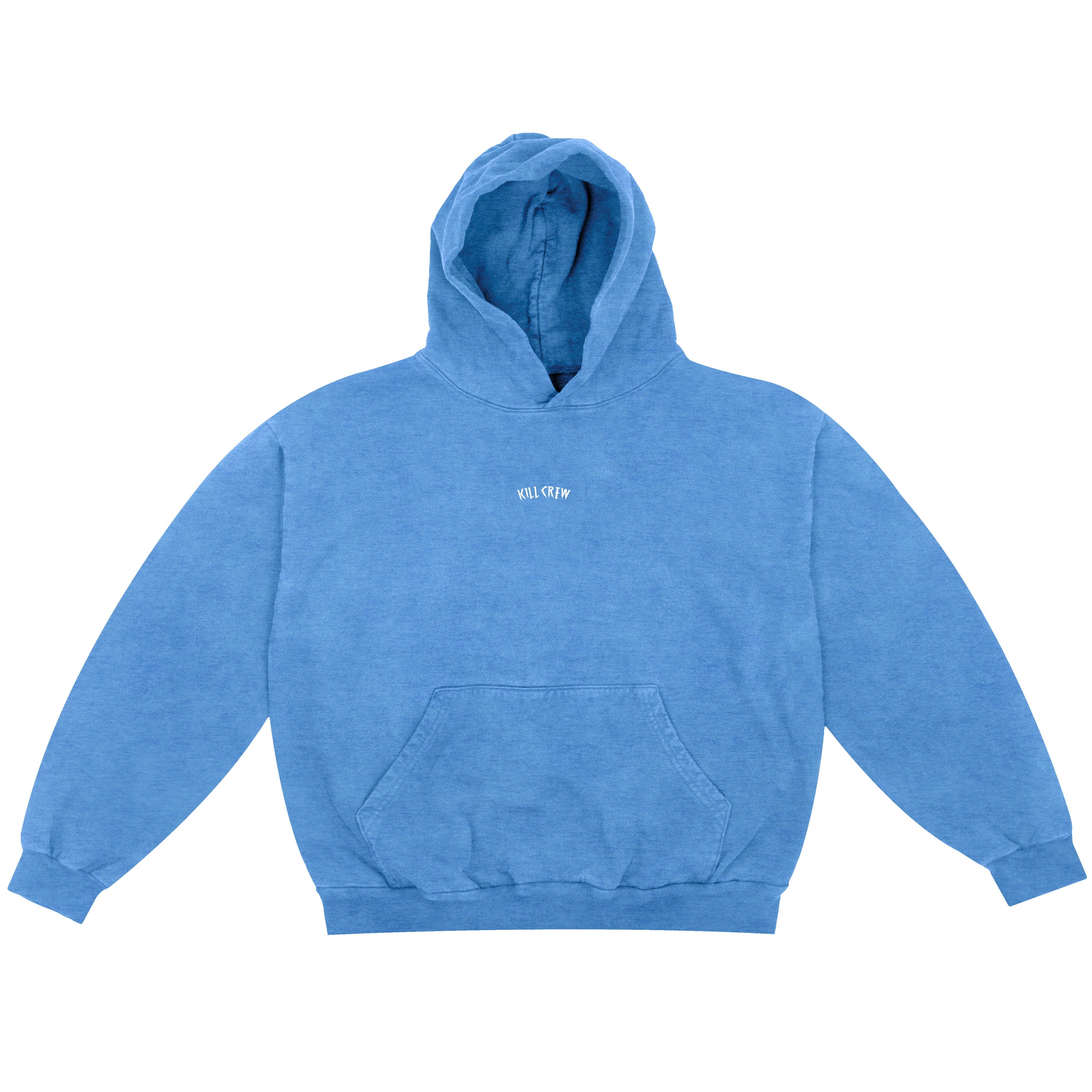 OVERSIZED LUX SIMPLE HOODIE - BLUE