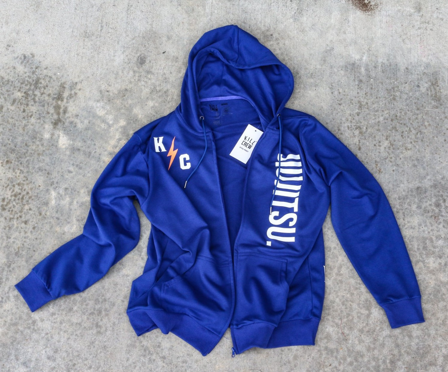 JIU JITSU ZIP UP - BLUE