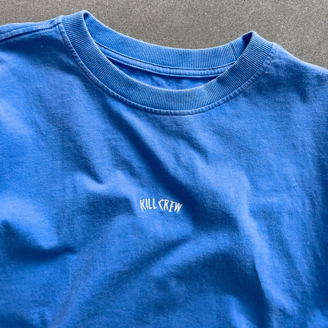 OVERSIZED LUX SIMPLE T-SHIRT - BLUE