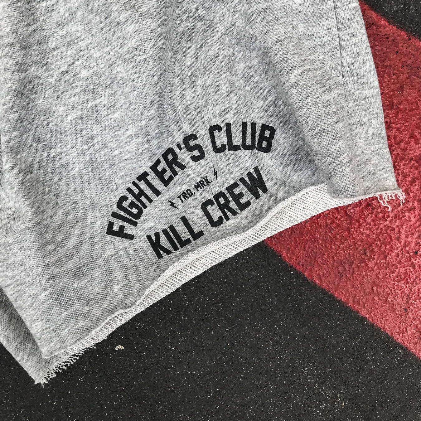 FIGHTER'S CLUB SHORTS - GREY