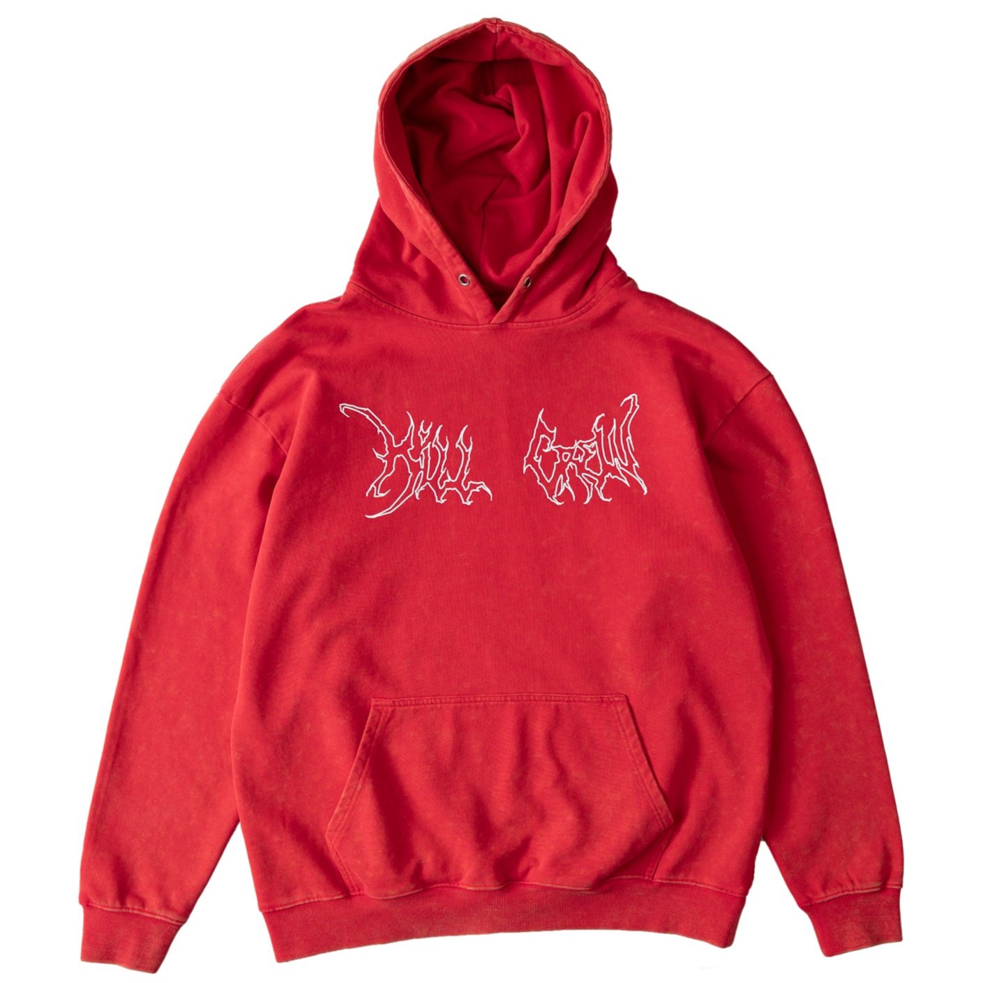 OVERSIZED LUX MISFITS HAVE A CHANCE HOODIE - RED