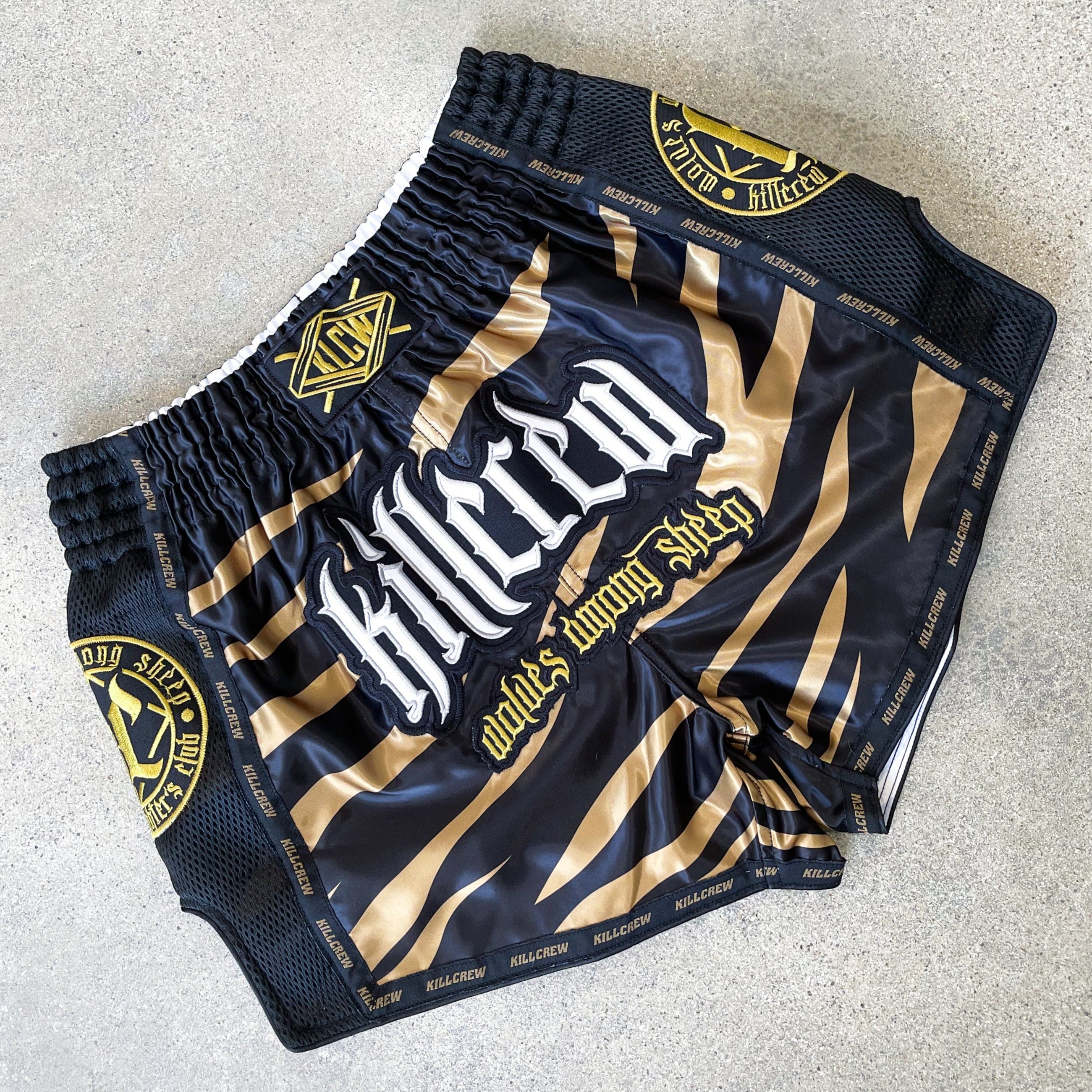 MUAY THAI FIGHT SHORTS - GOLD