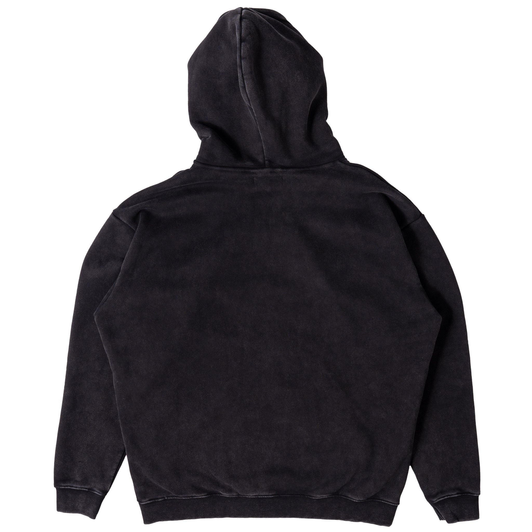 OVERSIZED LUX KILL CREW ZIP UP - BLACK / WHITE