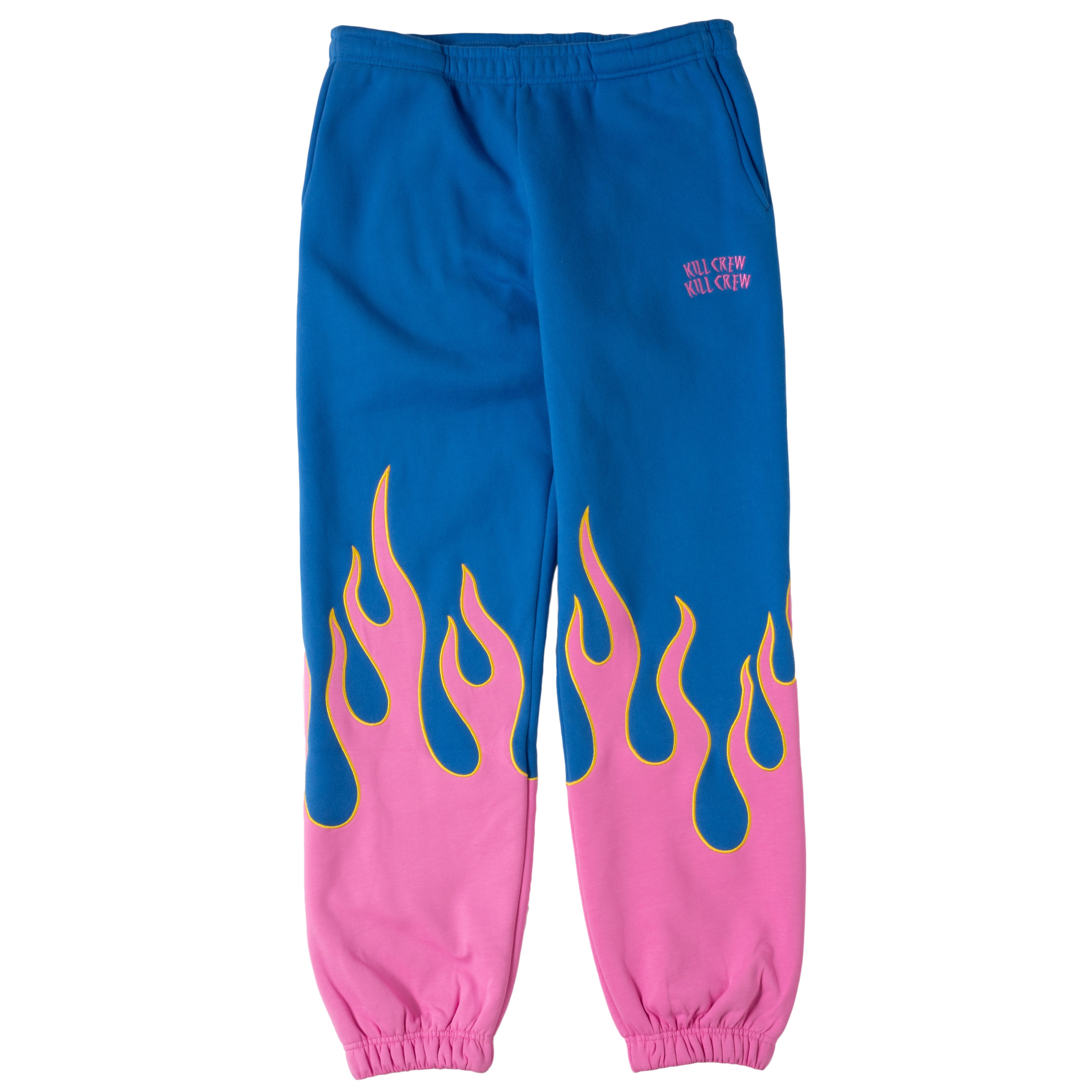 PREMIUM HEATER SWEATS - BLUE / PINK