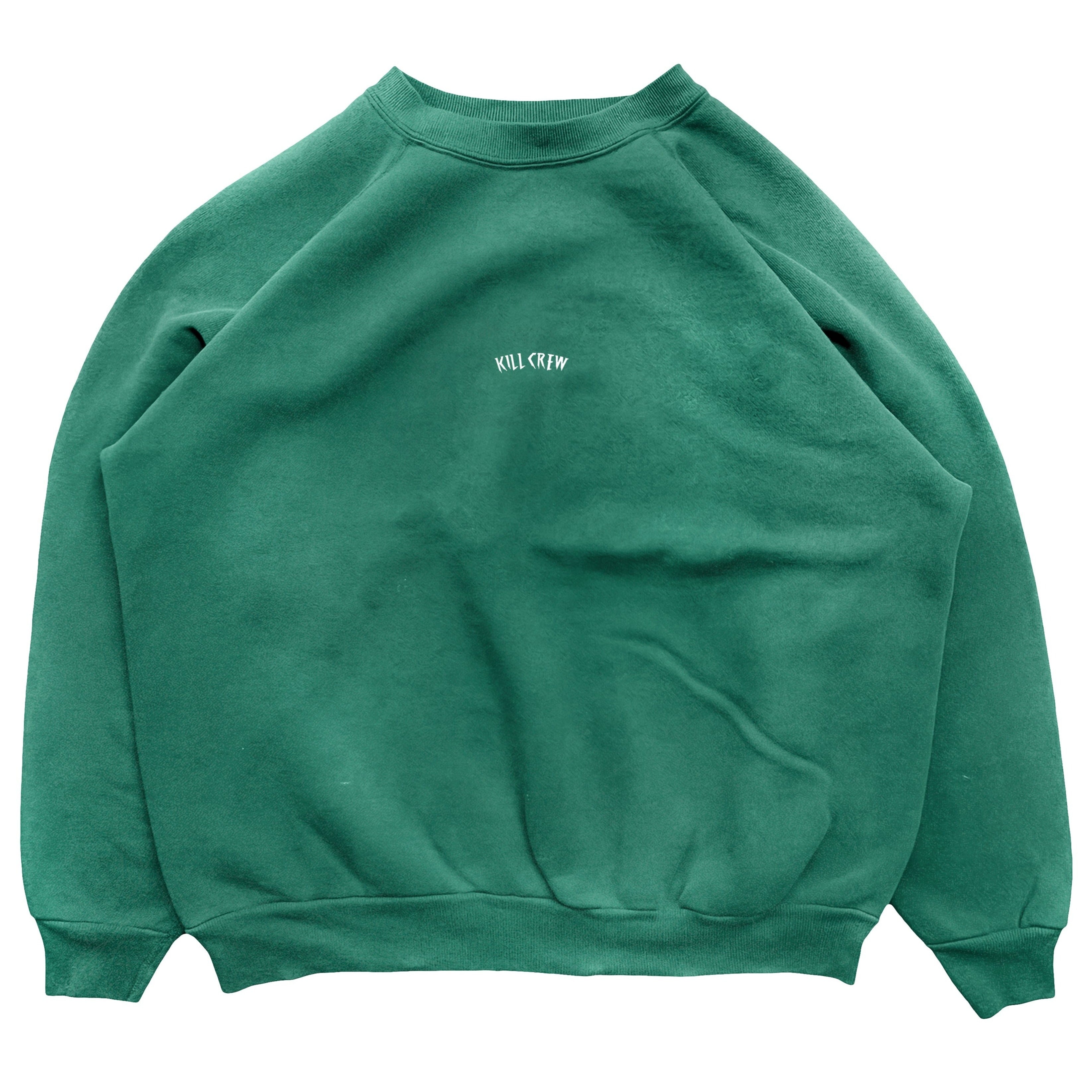 HEAVYWEIGHT LUX SIMPLE CREWNECK - GREEN