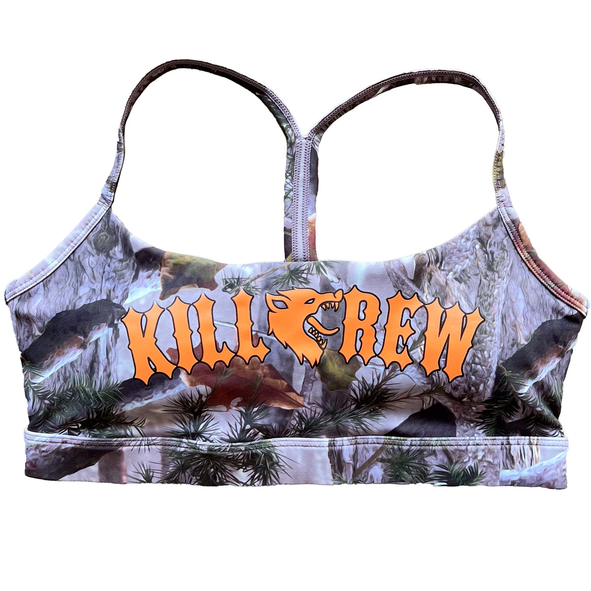 CLASSIC SPORTS BRA - CAMO / ORANGE