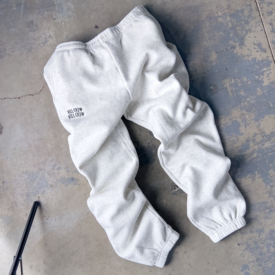 HEAVYWEIGHT LUX SIMPLE SWEATPANTS - GREY