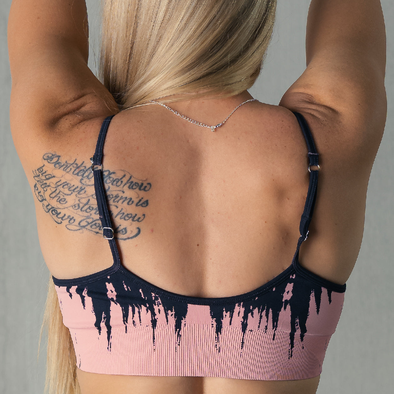 SHATTER SPORTS BRA - BLACK / ROS