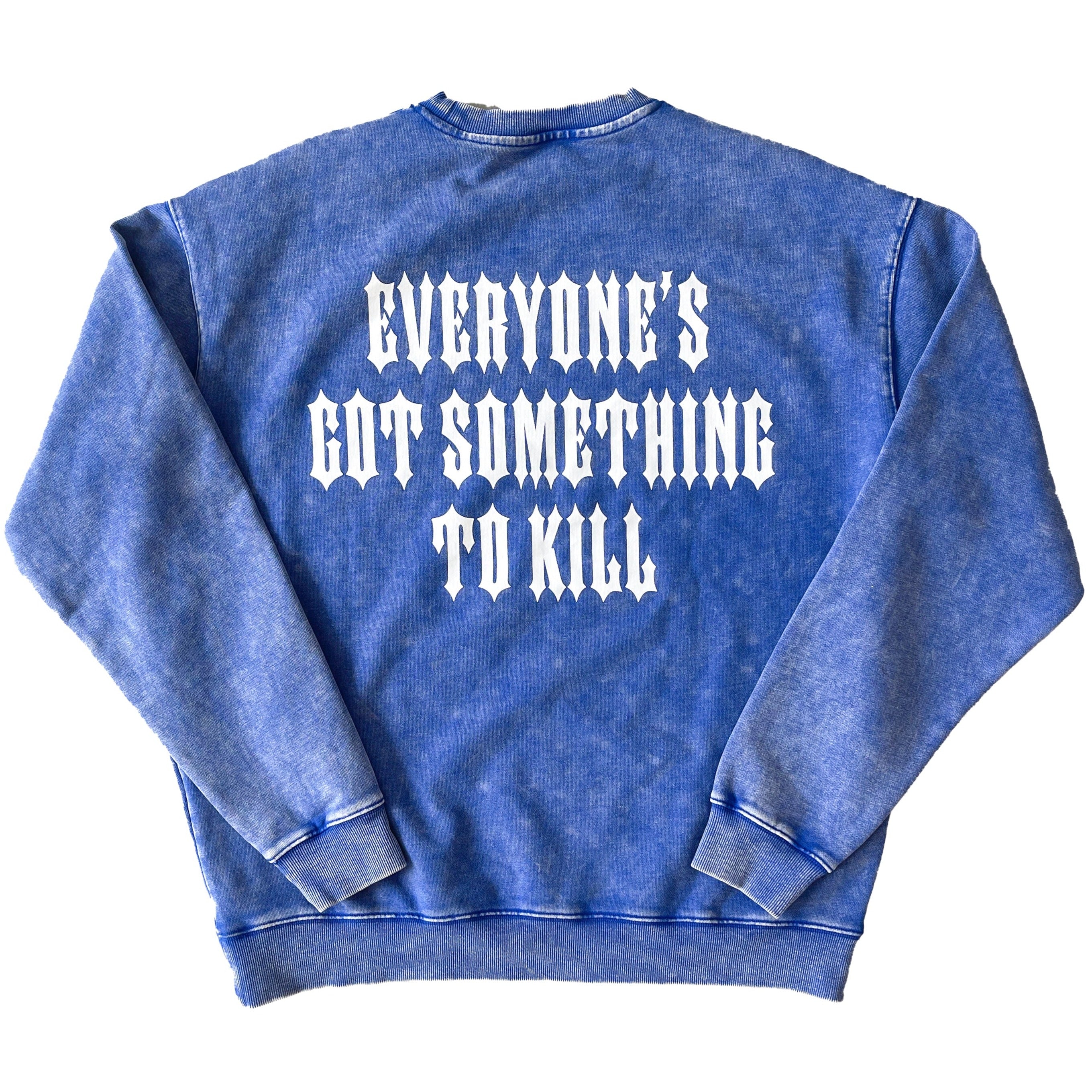 HEAVYWEIGHT LUX TO KILL CREW NECK - BLUE