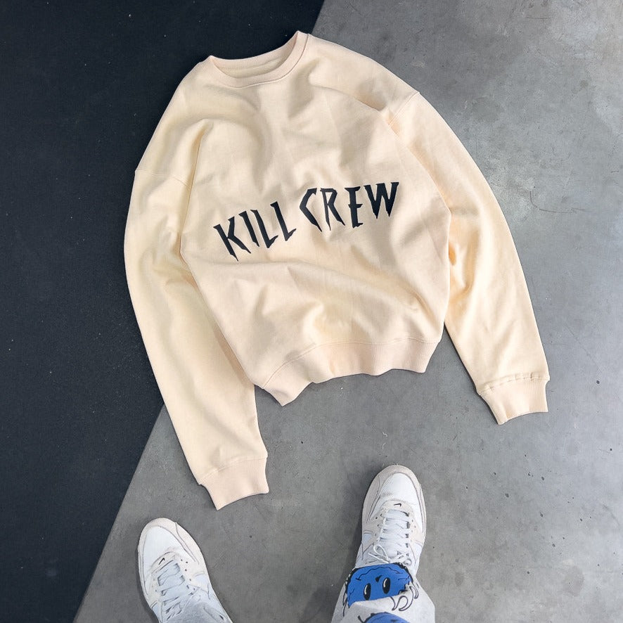 HEAVYWEIGHT LUX KILL CREW CREW NECK - CREAM