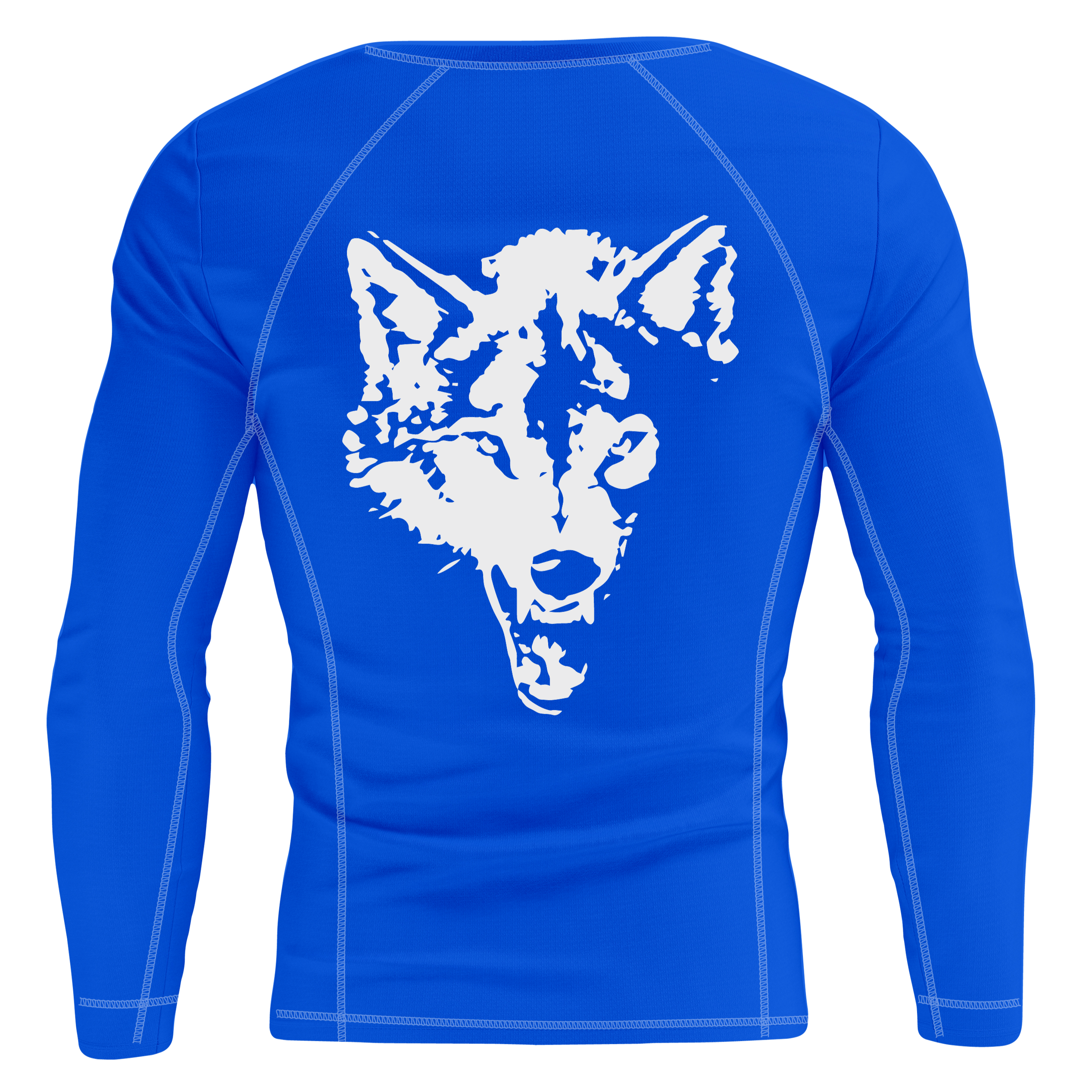 LONE WOLF RASH GUARD - BLUE