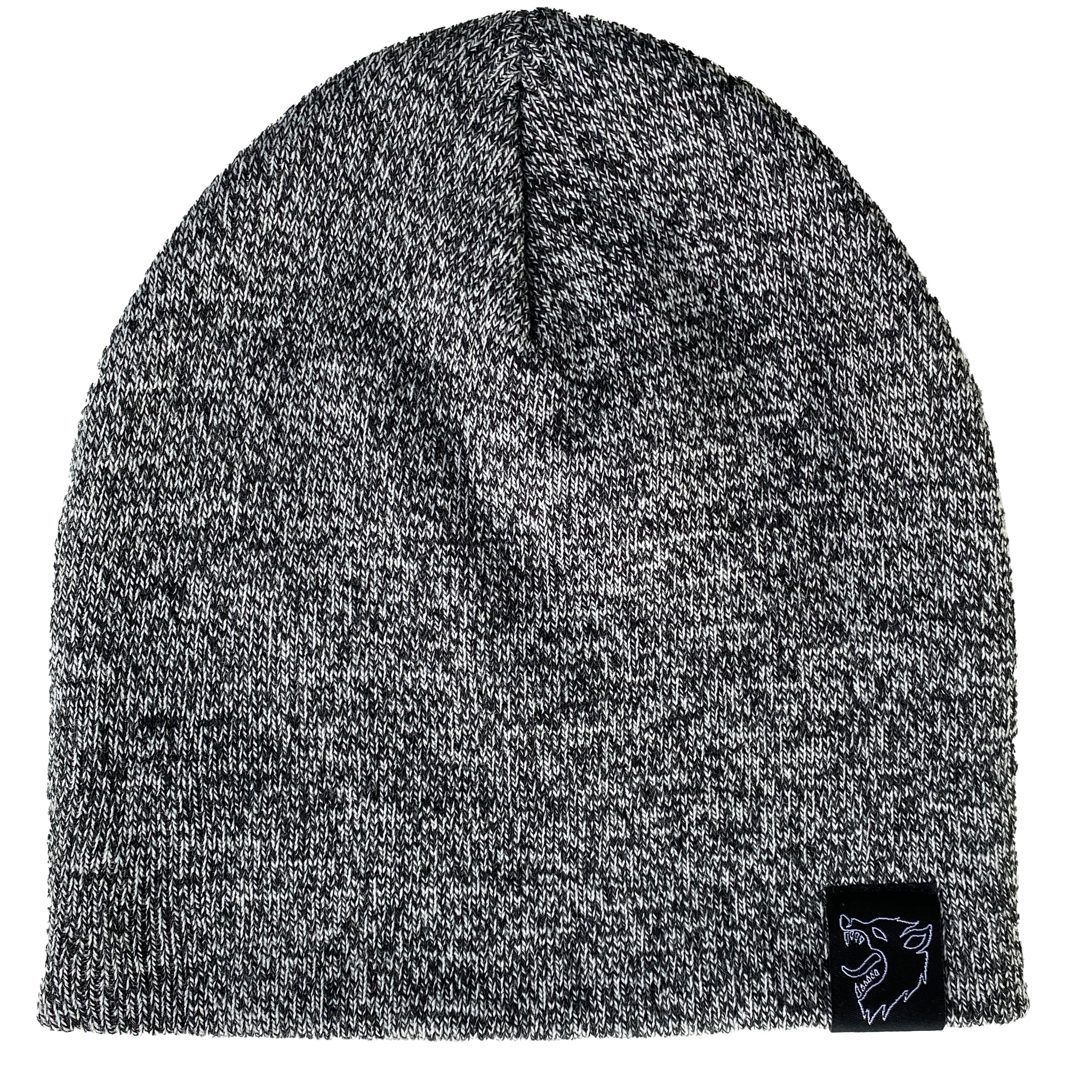 WOLF BEANIE - SALT/PEPPER