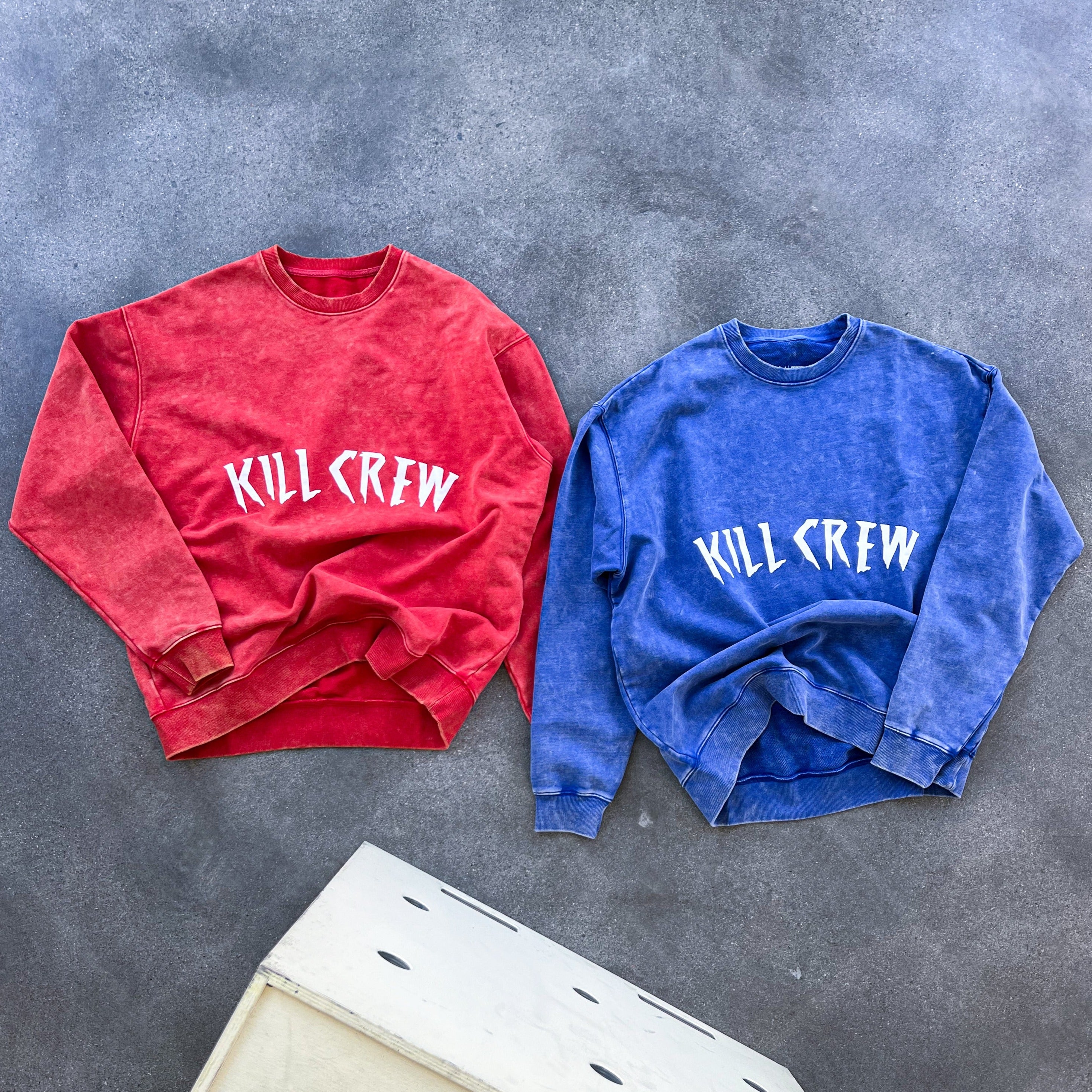 HEAVYWEIGHT LUX KILL CREW CREW NECK - BLUE