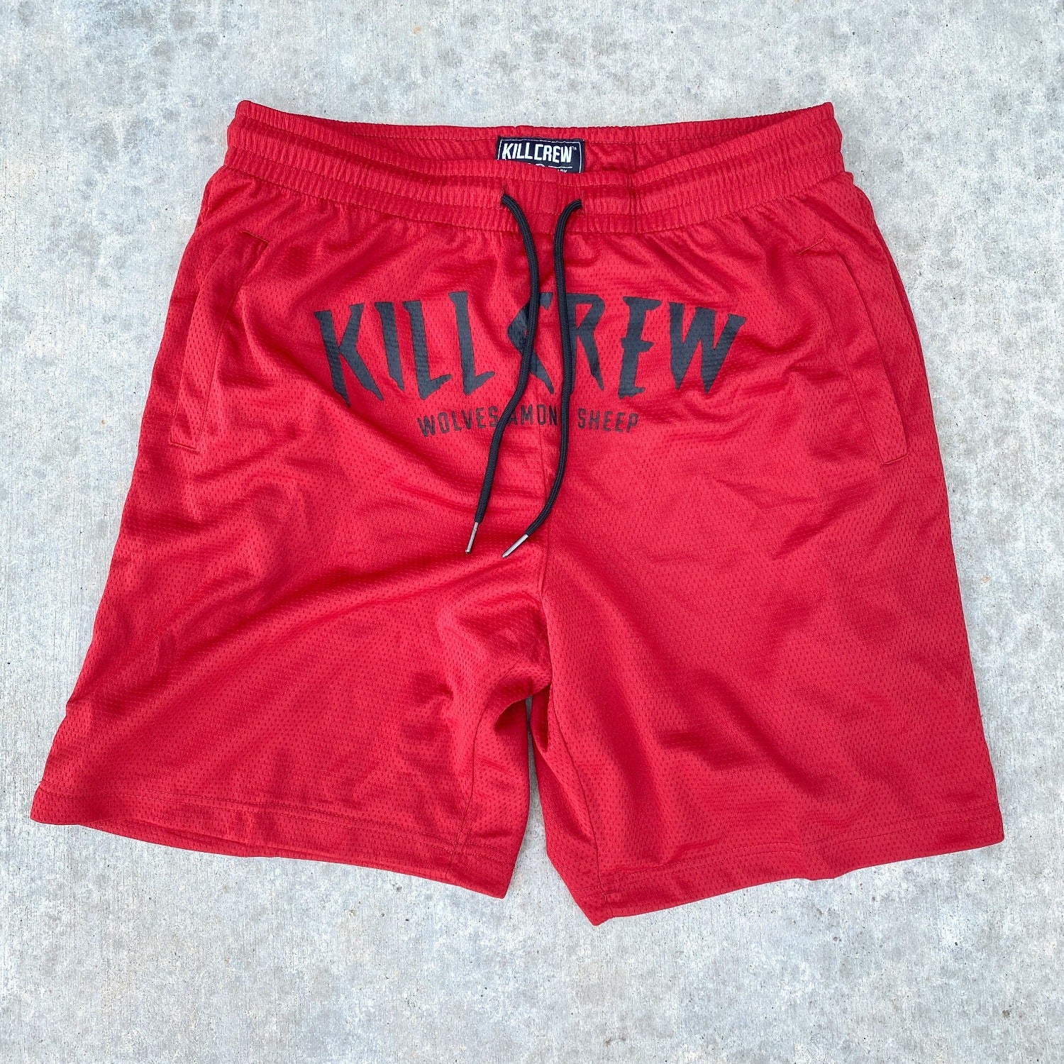 WOLVES SHORTS - RED