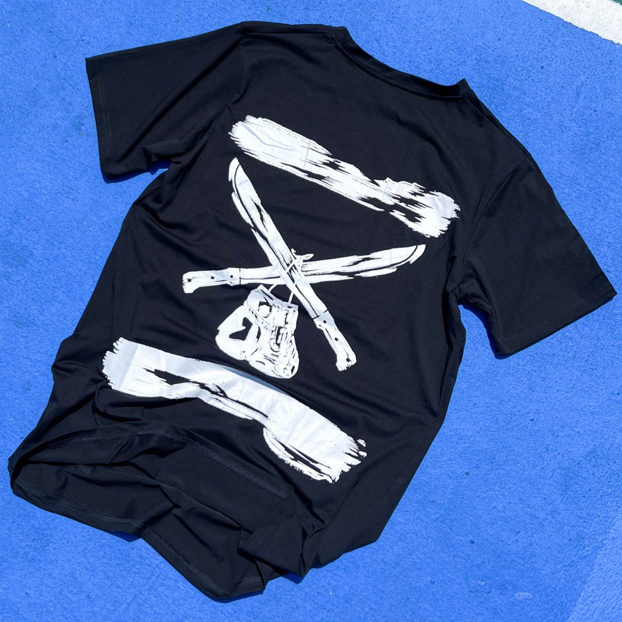 SHARPENED BLADES T-SHIRT - BLACK