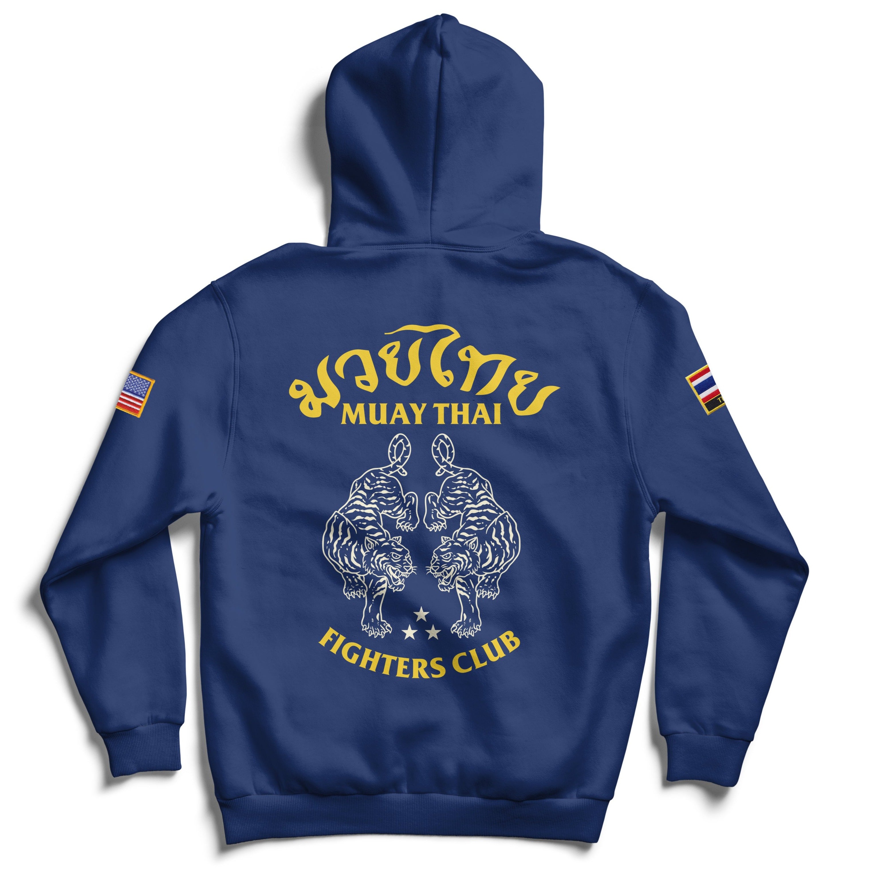 MUAY THAI TWIN TIGER ZIP UP - BLUE