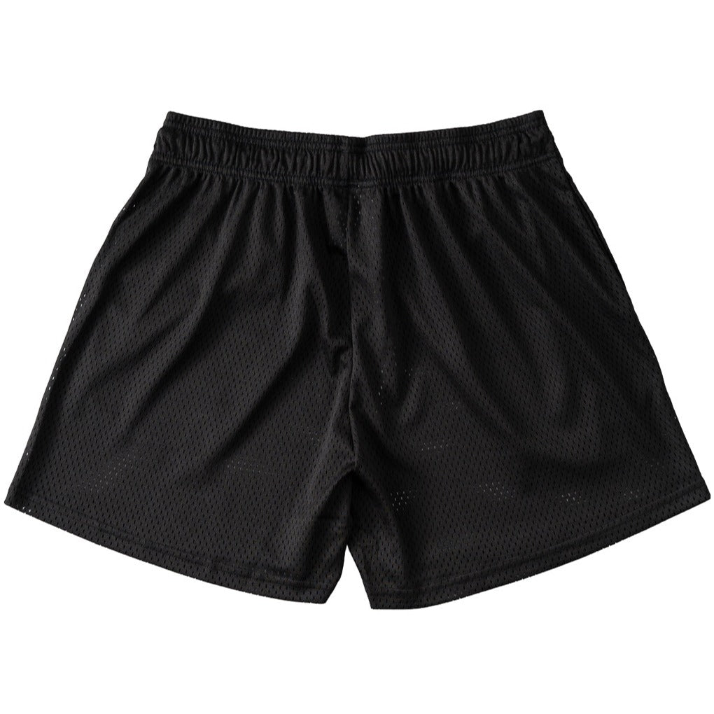 VENTED MESH SHORTS MISFIT - BLACK / RED