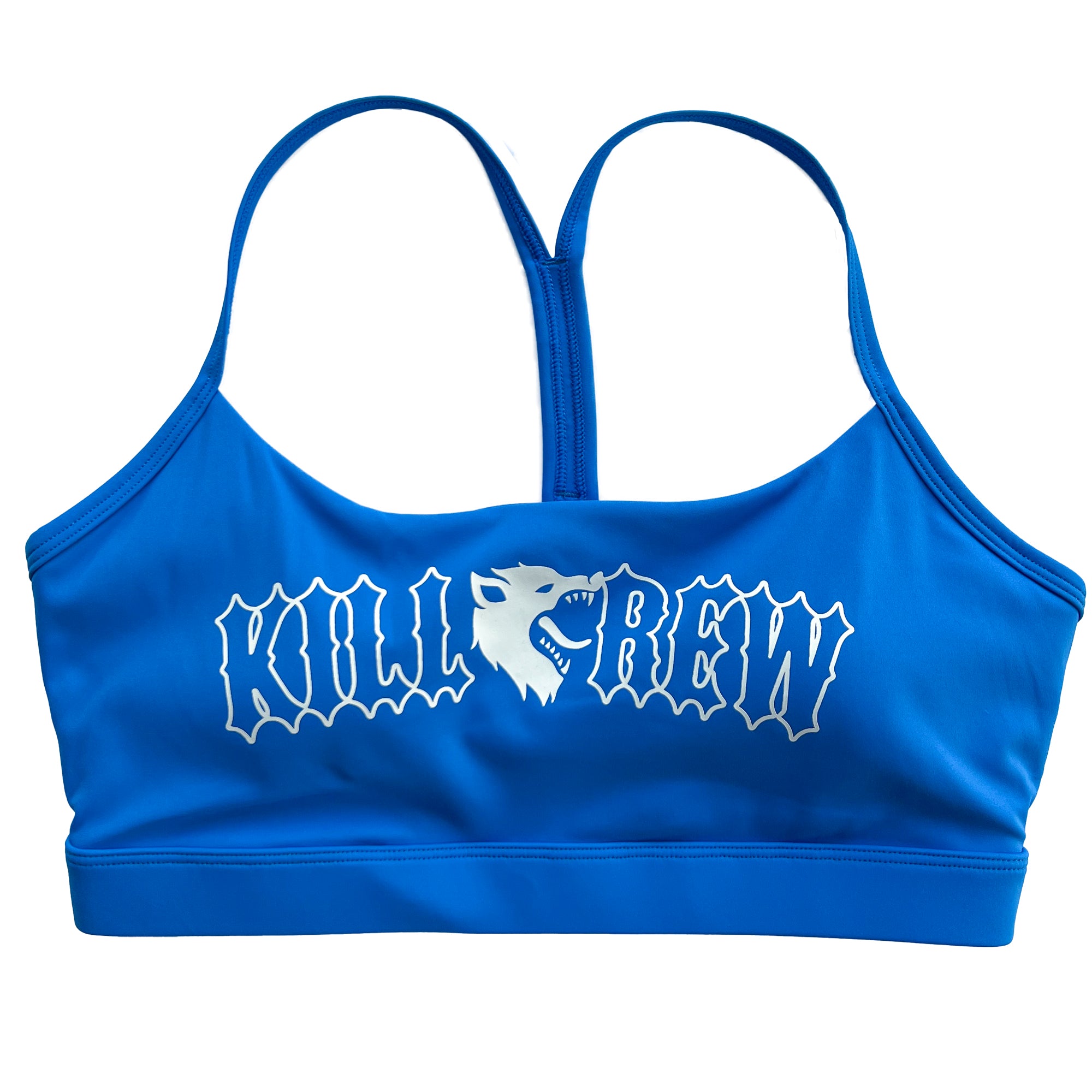 CLASSIC SPORTS BRA - BLUE / WHITE