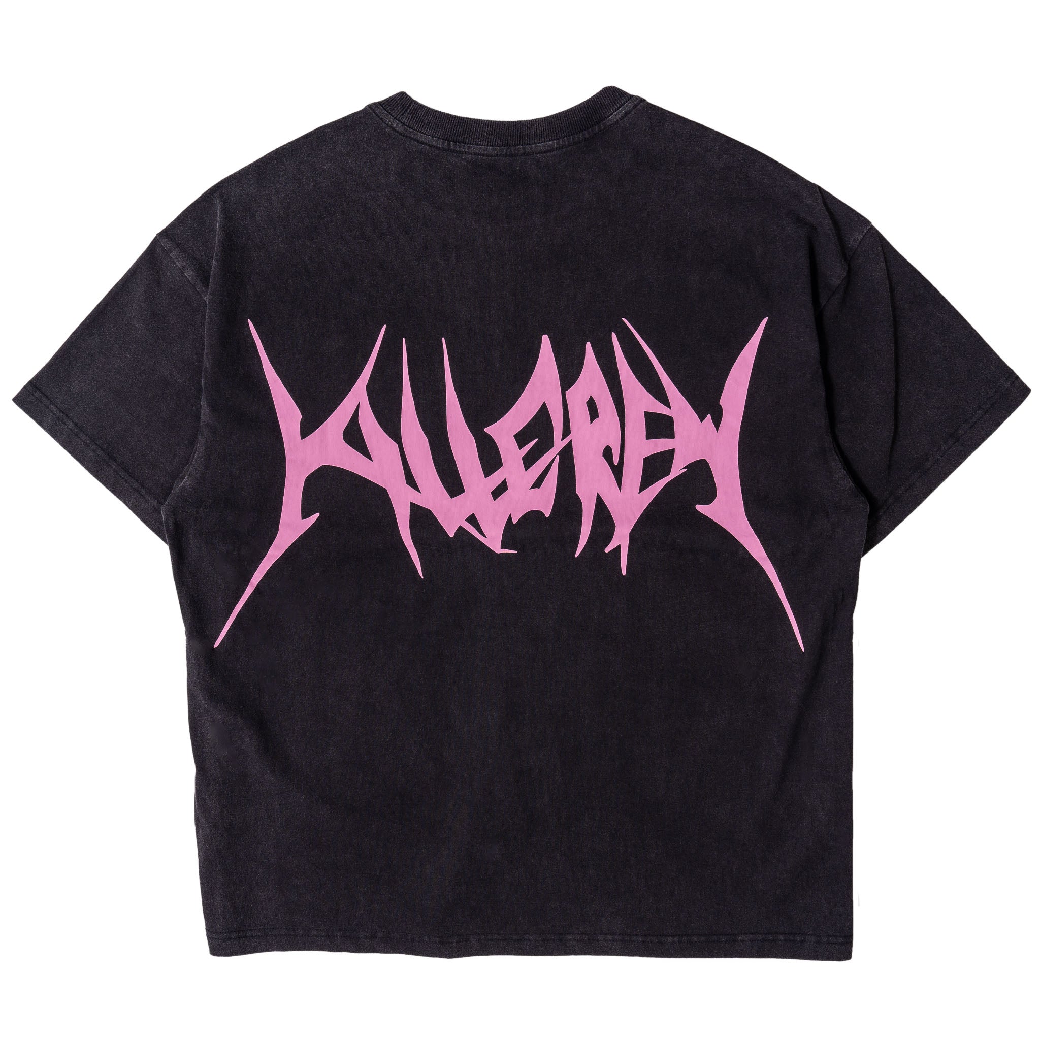 RELAXED FIT COMFORT ZONE T-SHIRT - BLACK / PINK