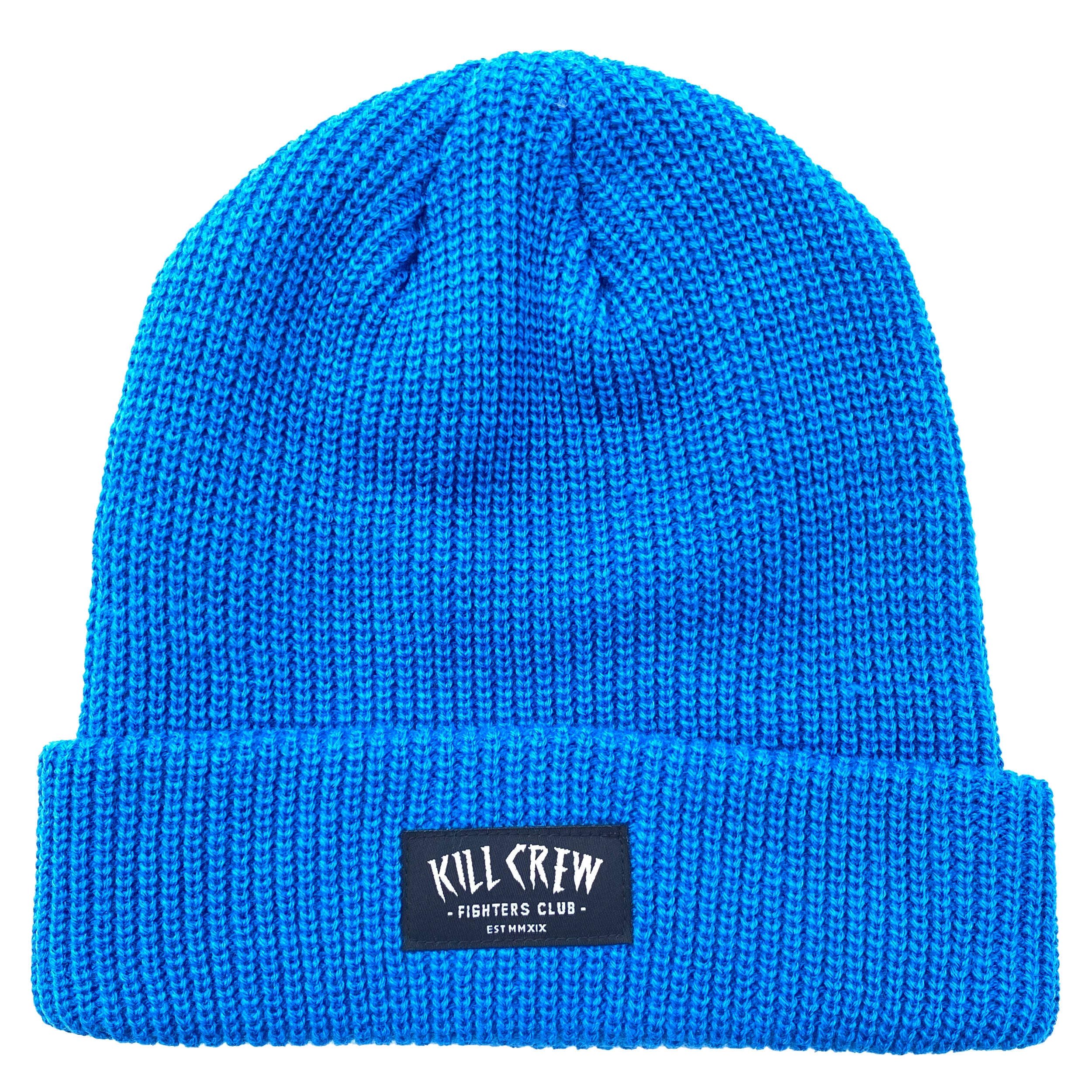 FIGHTER'S CLUB CUFFED BEANIE - BLUE