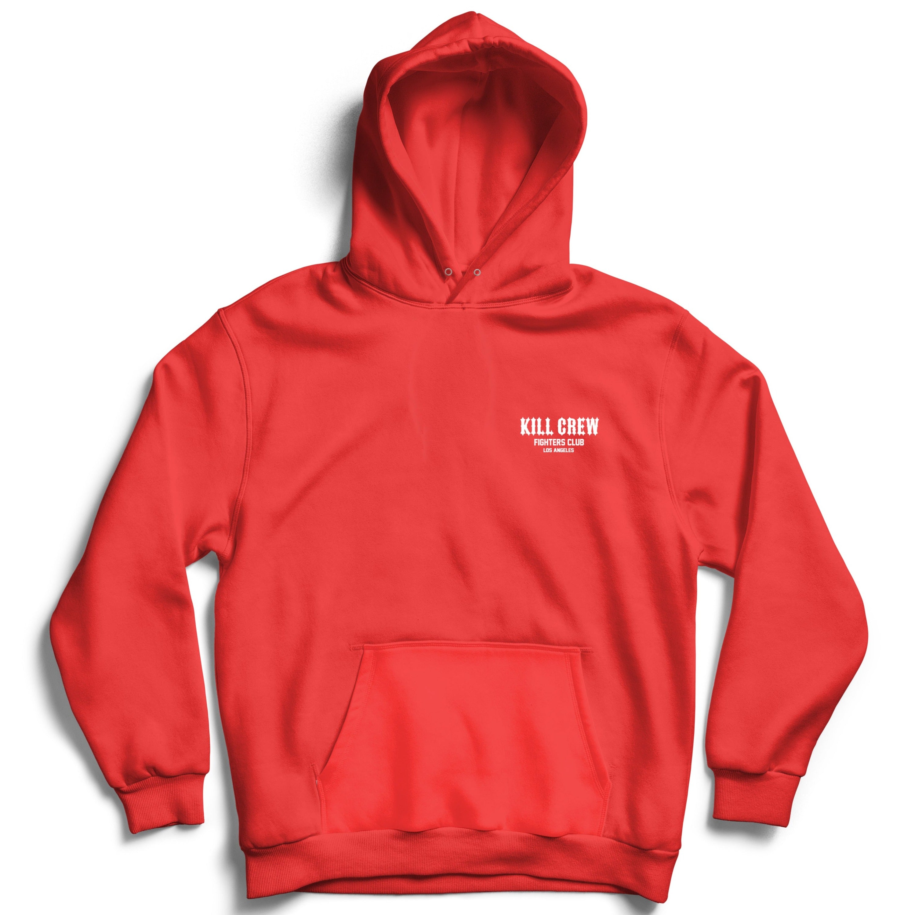 OVERSIZED LUX THRIVE UNDER PRESSURE HOODIE - RED