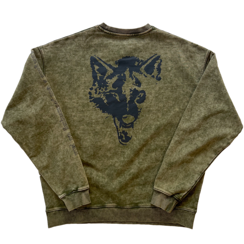 HEAVYWEIGHT LUX CLASSIC CREW NECK - OLIVE