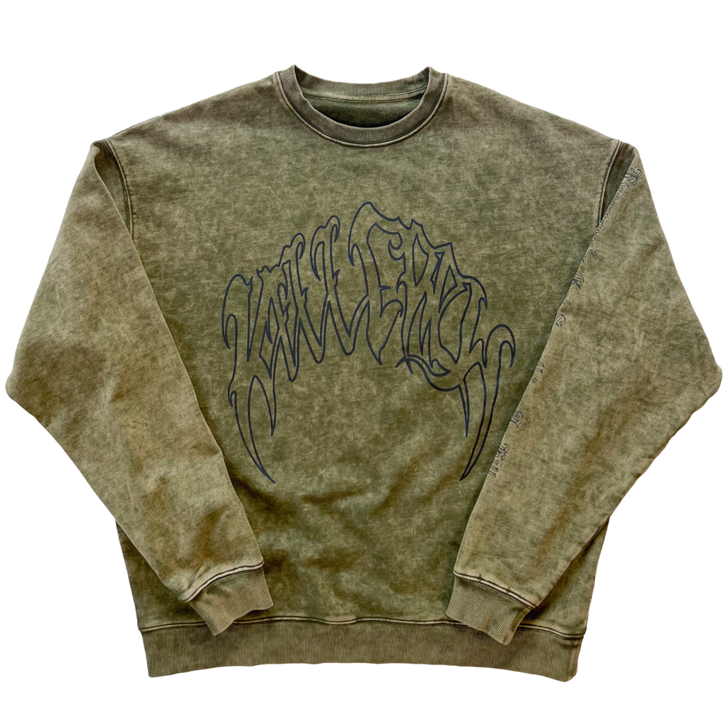 HEAVYWEIGHT LUX CLASSIC CREW NECK - OLIVE