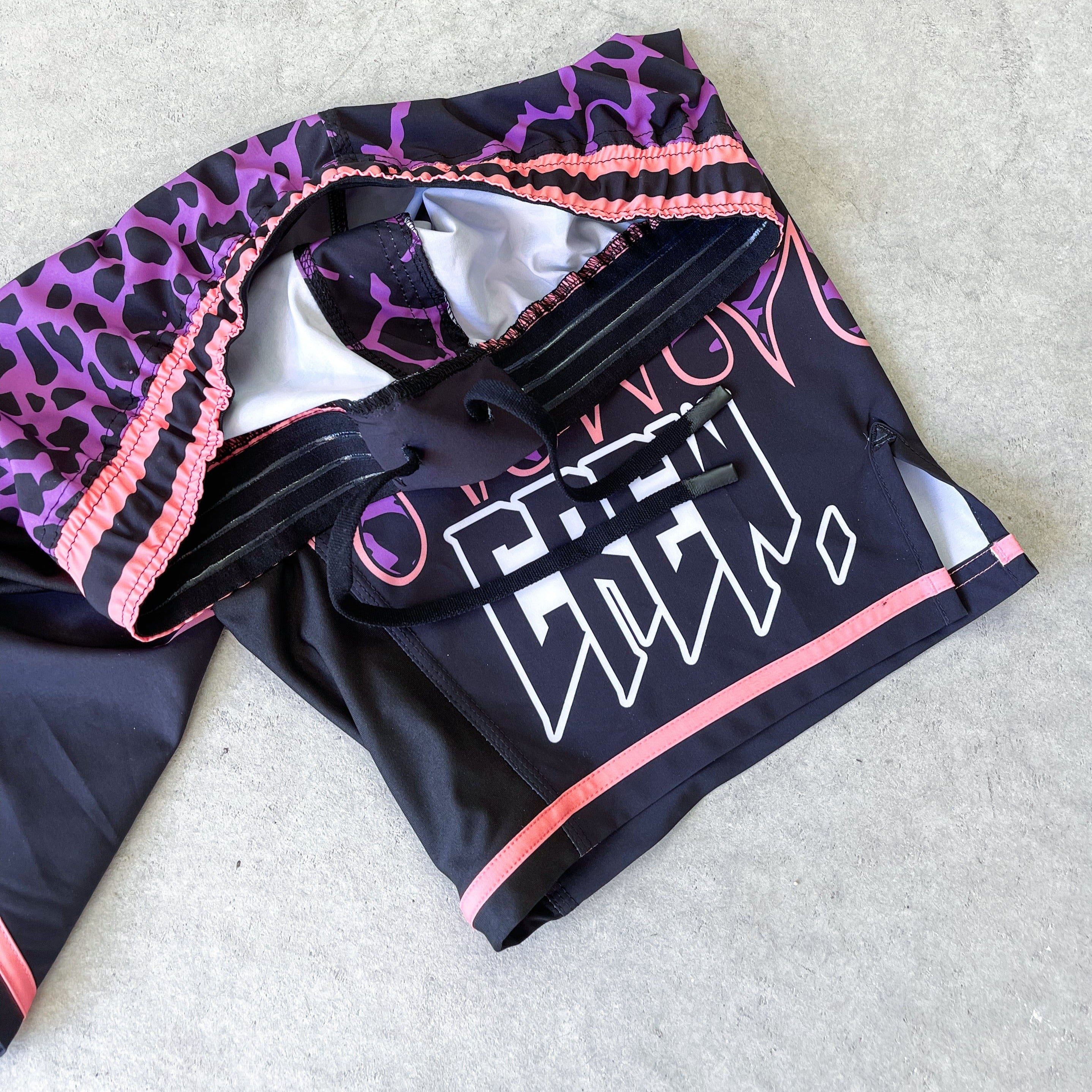 BSEM FIGHT SHORTS (THAI CUT) - PURPLE