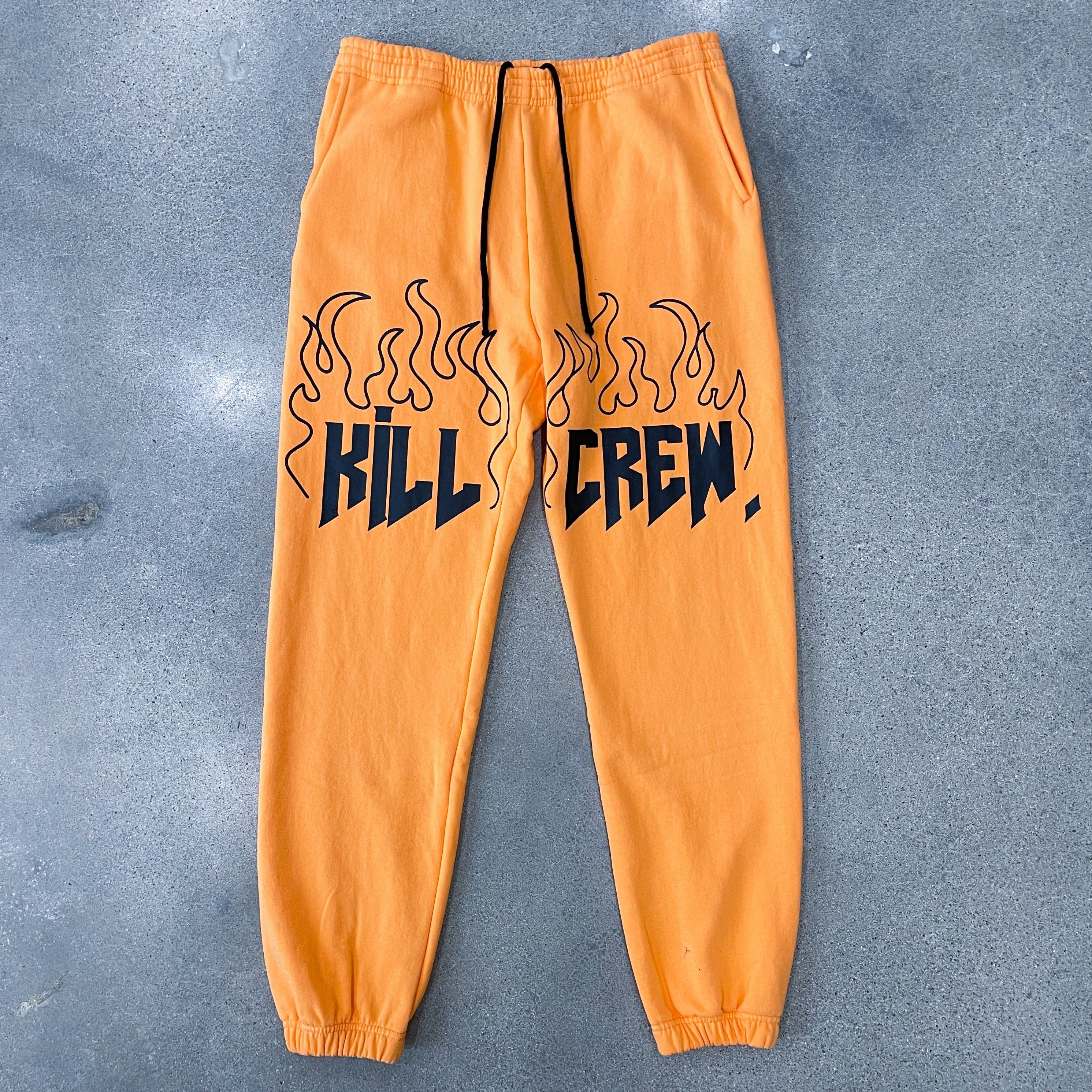 HEAVYWEIGHT LUX SWEATPANTS FLAME - ORANGE