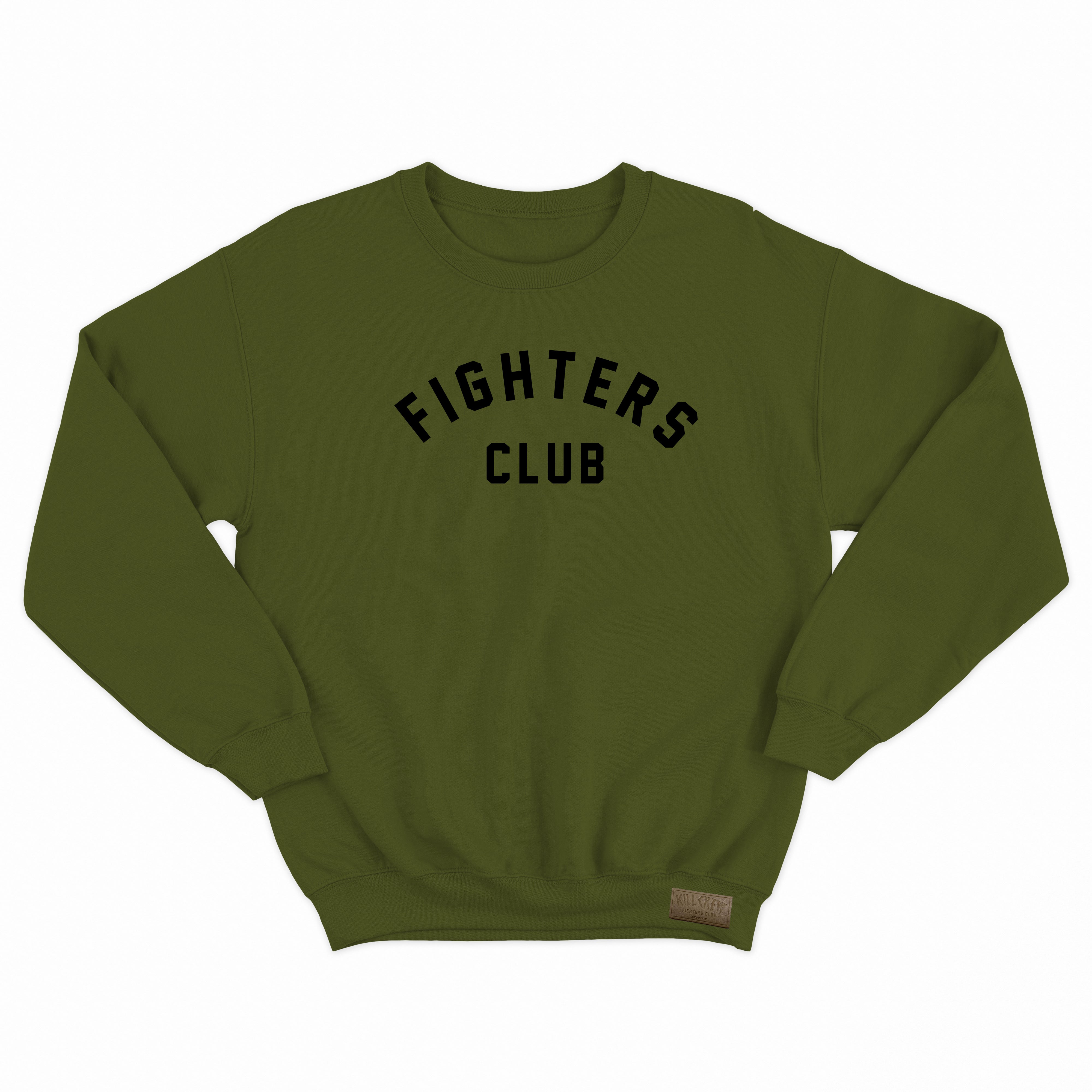 FIGHTER'S CLUB CREW NECK - OLIVE