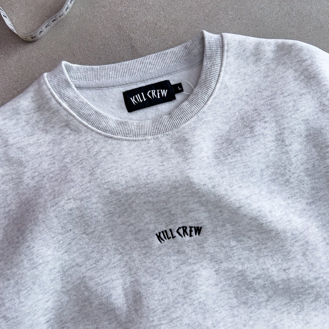 HEAVYWEIGHT LUX SIMPLE CREWNECK - GREY