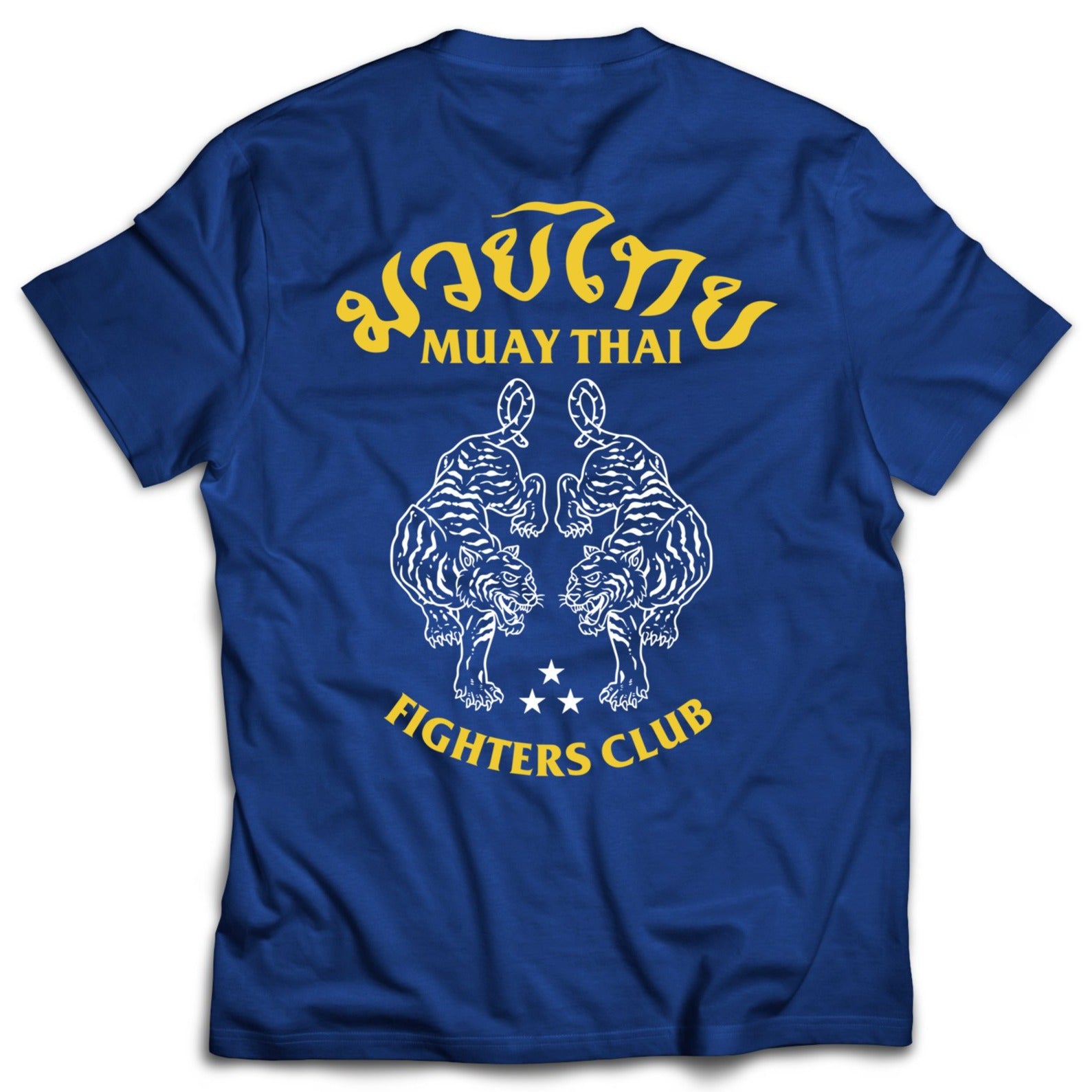 MUAY THAI TWIN TIGER T-SHIRT - BLUE