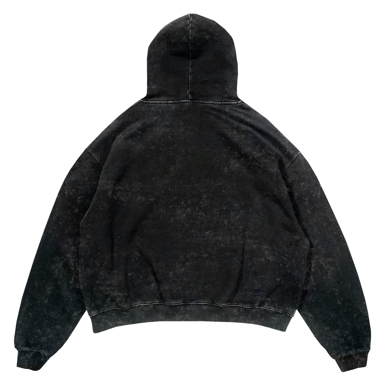 OVERSIZED LUX WEIGHTS LIFT US UP HOODIE - BLACK