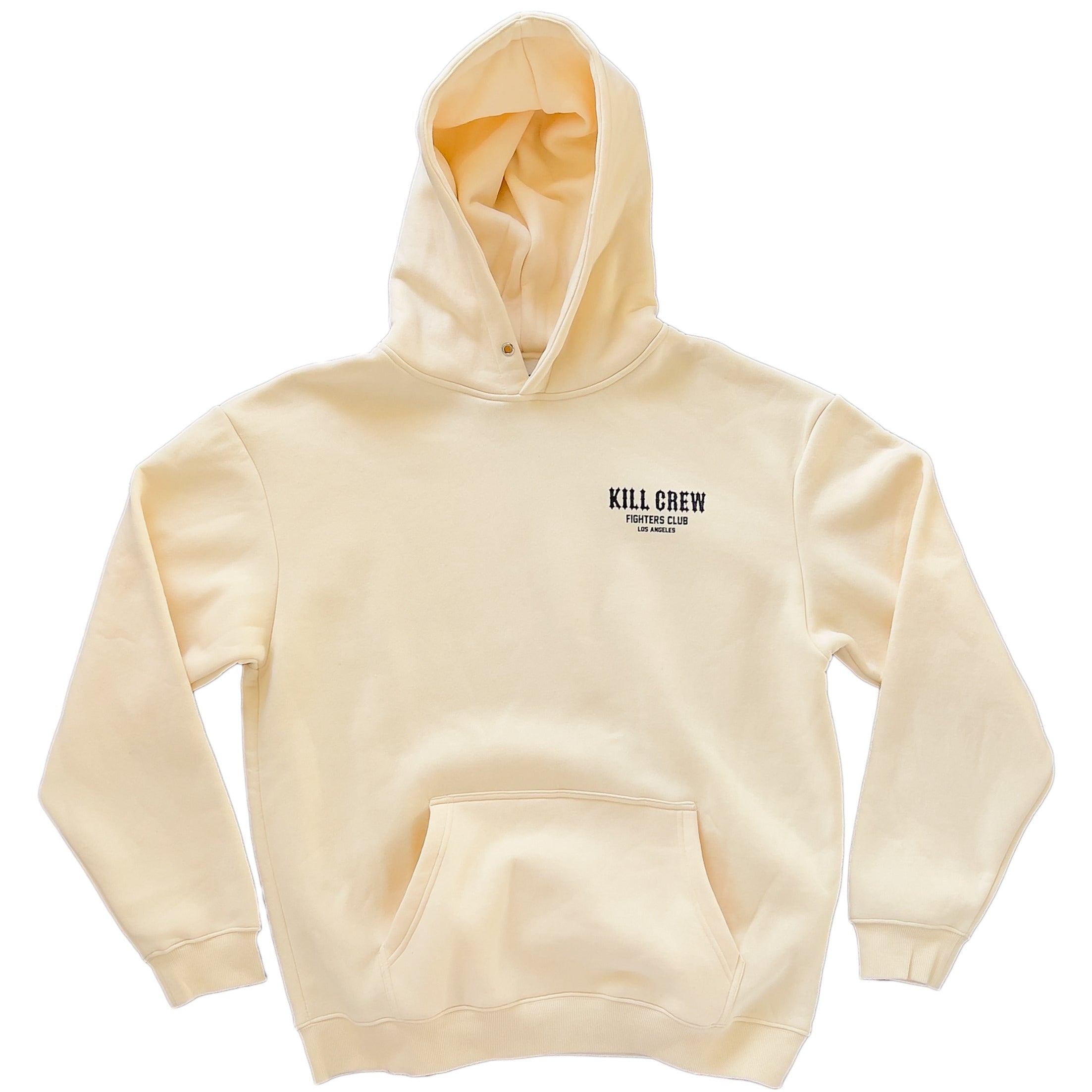 OVERSIZED LUX THRIVE UNDER PRESSURE HOODIE - CREAM