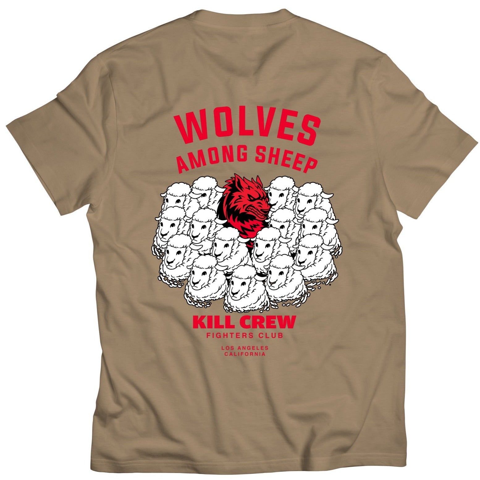 WOLVES AMONG SHEEP T-SHIRT v2 - SAND