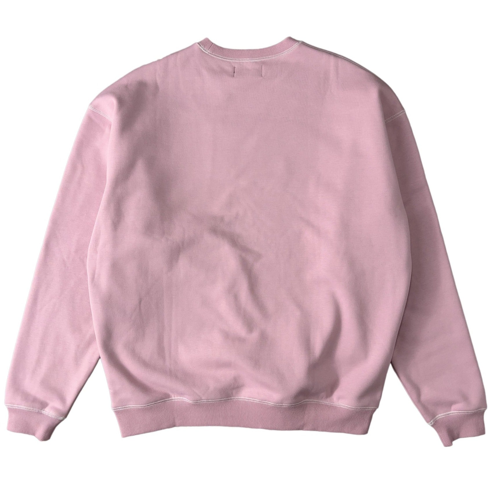 OVERSIZED LUX OUTSEAM CREW NECK - PINK